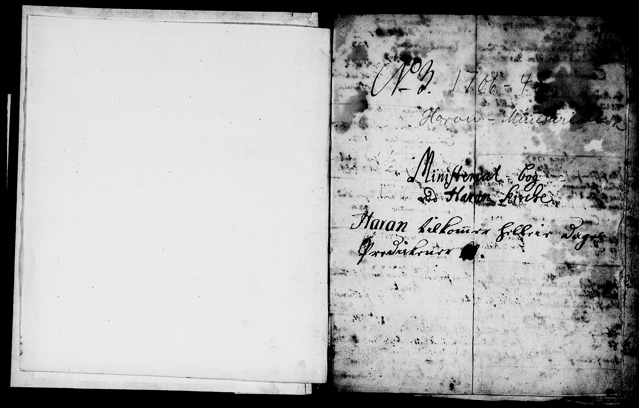 Ministerialprotokoller, klokkerbøker og fødselsregistre - Nord-Trøndelag, AV/SAT-A-1458/759/L0525: Parish register (official) no. 759A01, 1706-1748, p. 1