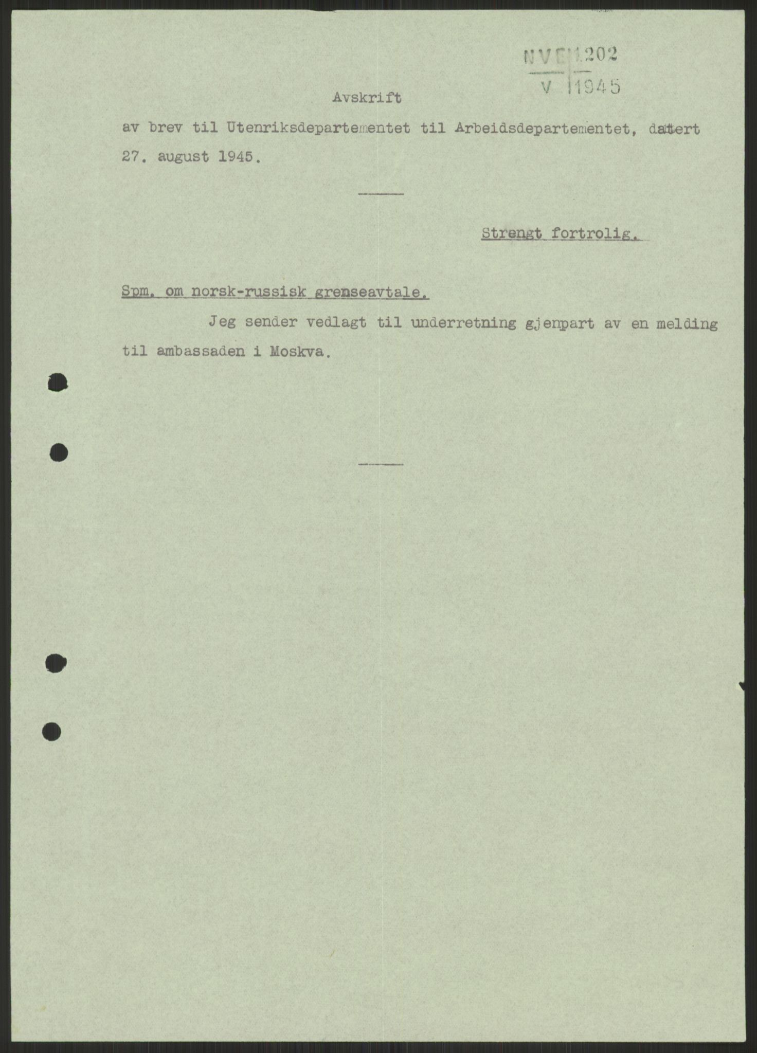 Vassdragsdirektoratet/avdelingen, AV/RA-S-6242/F/Fa/L0538: Pasvikelva, 1945-1949, p. 1029