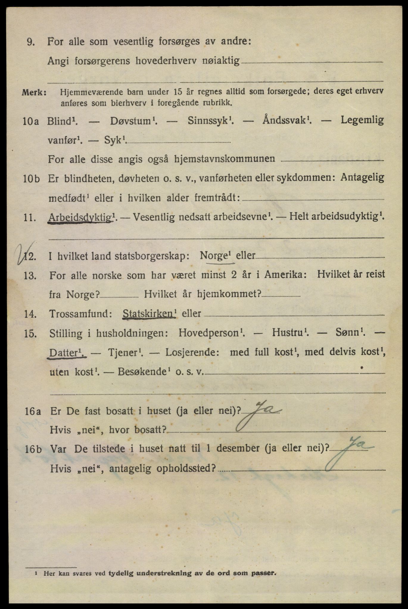 SAO, 1920 census for Kristiania, 1920, p. 654664