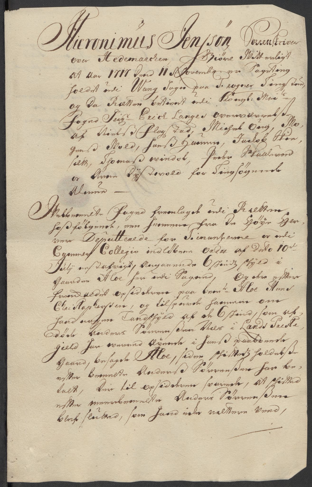 Rentekammeret inntil 1814, Reviderte regnskaper, Fogderegnskap, AV/RA-EA-4092/R16/L1056: Fogderegnskap Hedmark, 1717, p. 200