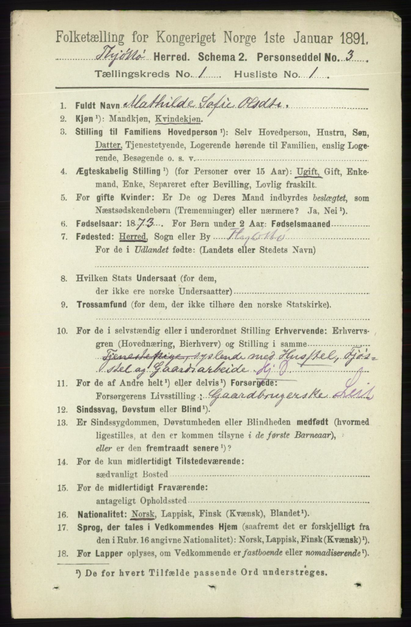 RA, 1891 census for 1817 Tjøtta, 1891, p. 132