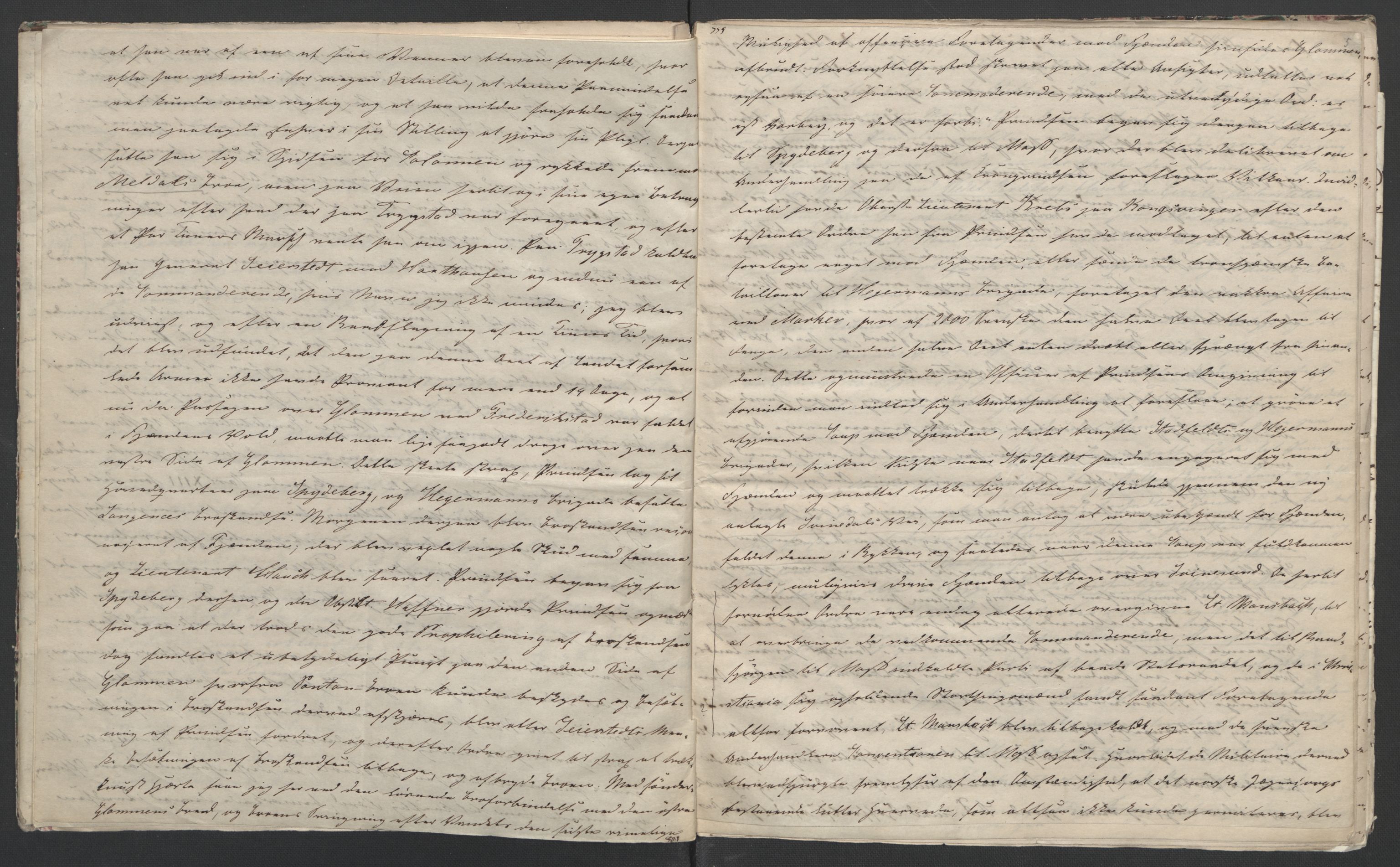 Faye, Andreas, AV/RA-PA-0015/F/Fh/L0028/0002: -- / Optegnelser ang. begivenhedene 1807-1814, af oberst Brock, Carl H. Anckarsvärd, Gustaf Hjerta m.fl. (afg. i samme anledning), p. 9