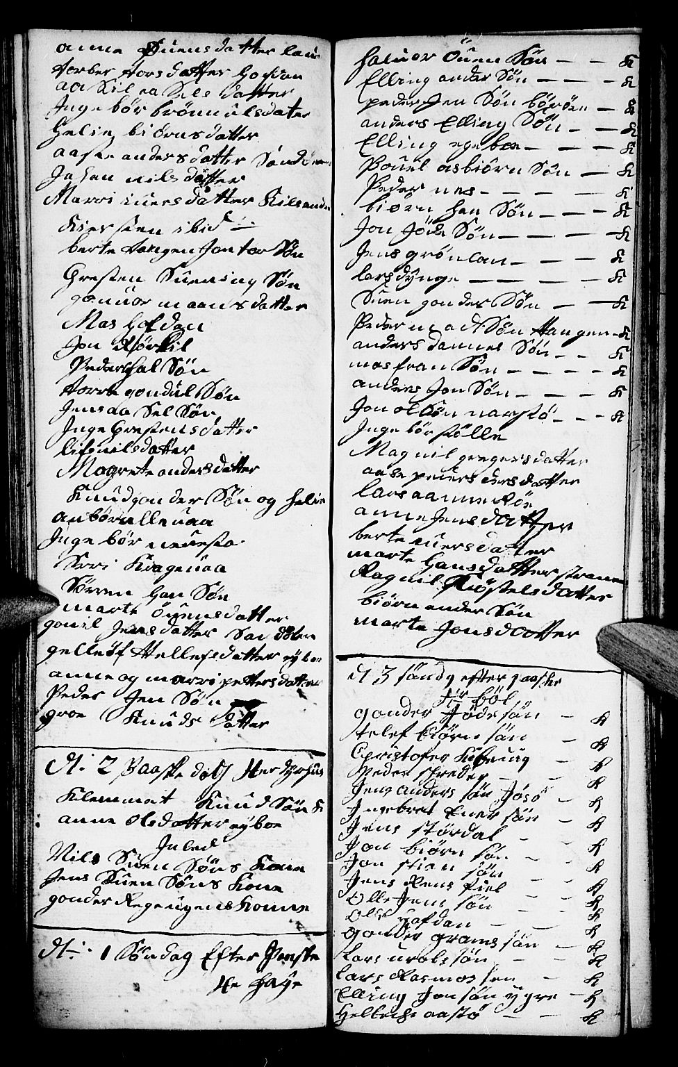 Dypvåg sokneprestkontor, AV/SAK-1111-0007/F/Fb/Fba/L0005: Parish register (copy) no. B 5, 1732-1746, p. 155