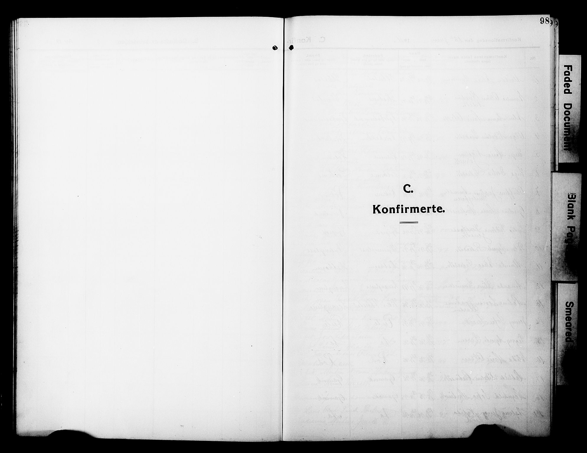 Salangen sokneprestembete, SATØ/S-1324/H/Ha/L0002klokker: Parish register (copy) no. 2, 1911-1929, p. 98