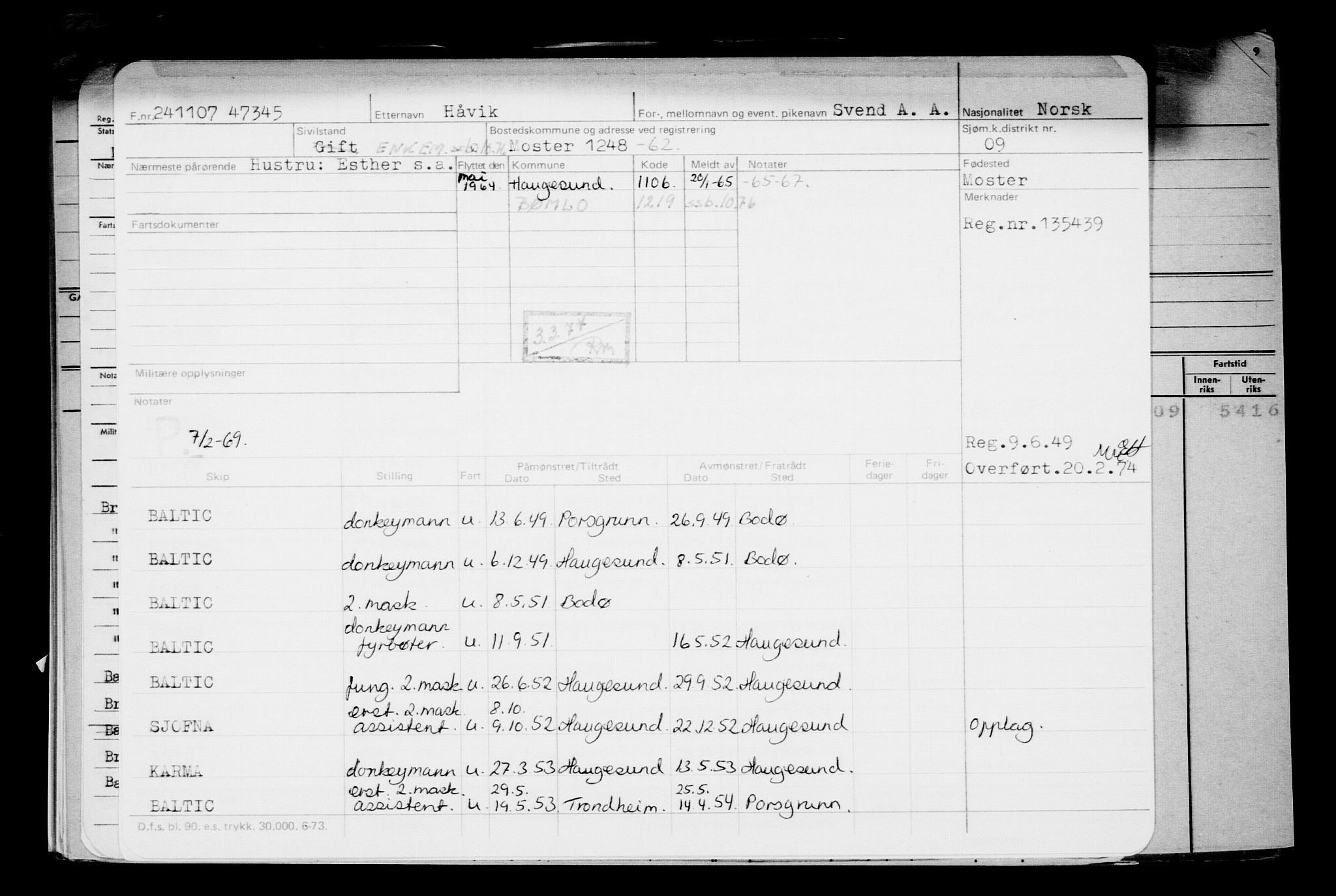 Direktoratet for sjømenn, AV/RA-S-3545/G/Gb/L0074: Hovedkort, 1907, p. 254