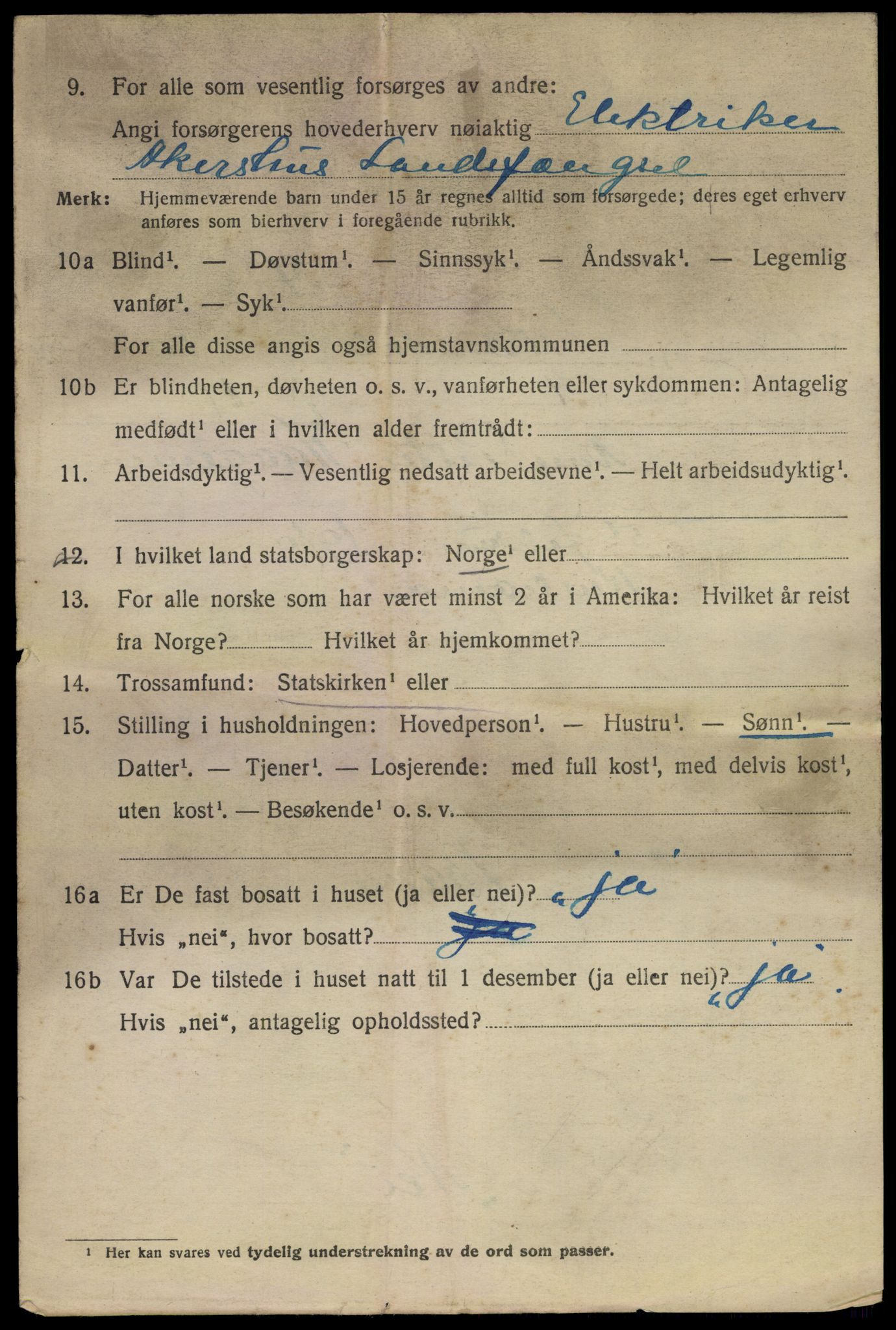 SAO, 1920 census for Kristiania, 1920, p. 463888