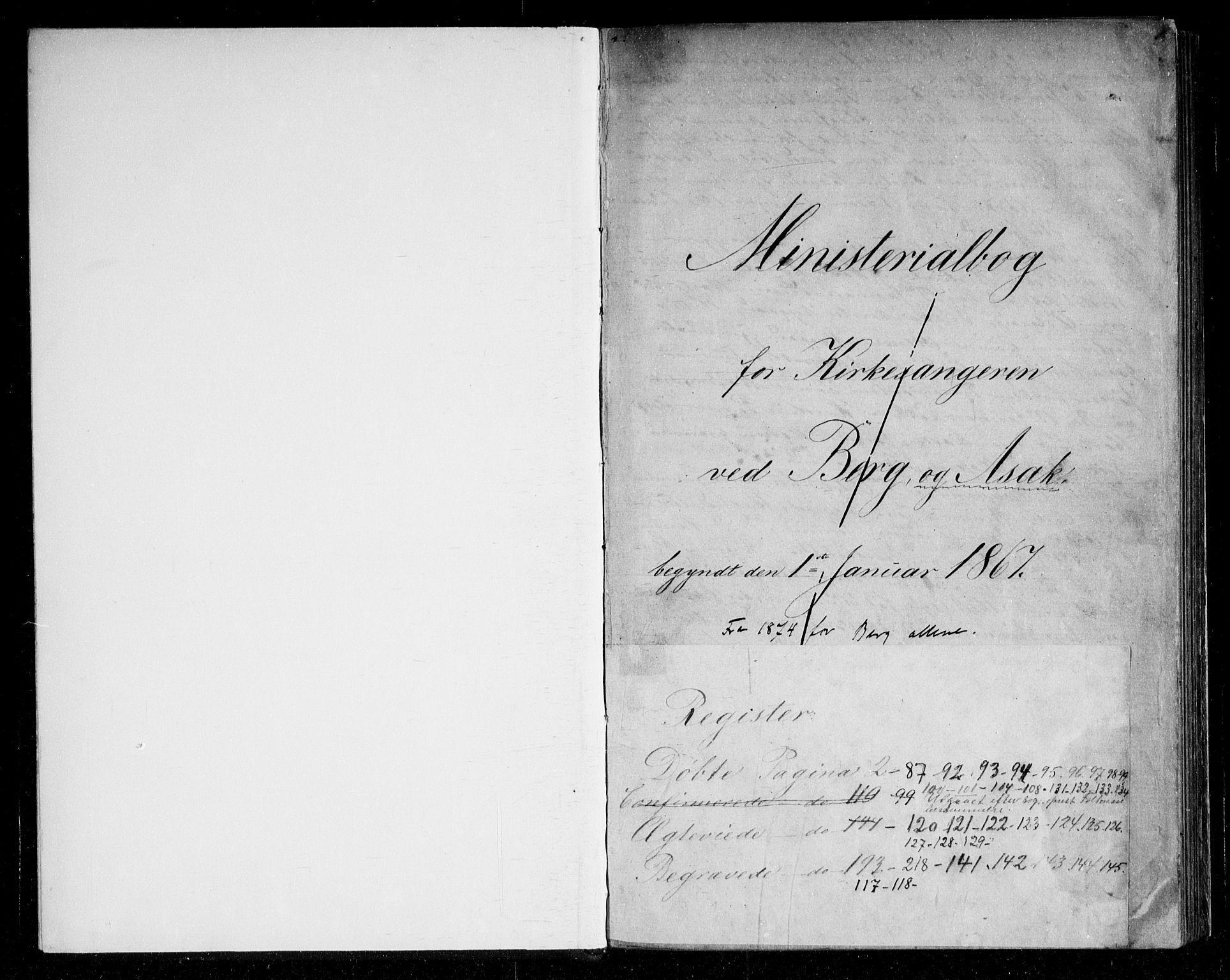 Berg prestekontor Kirkebøker, AV/SAO-A-10902/G/Ga/L0004: Parish register (copy) no. I 4, 1867-1922, p. 1