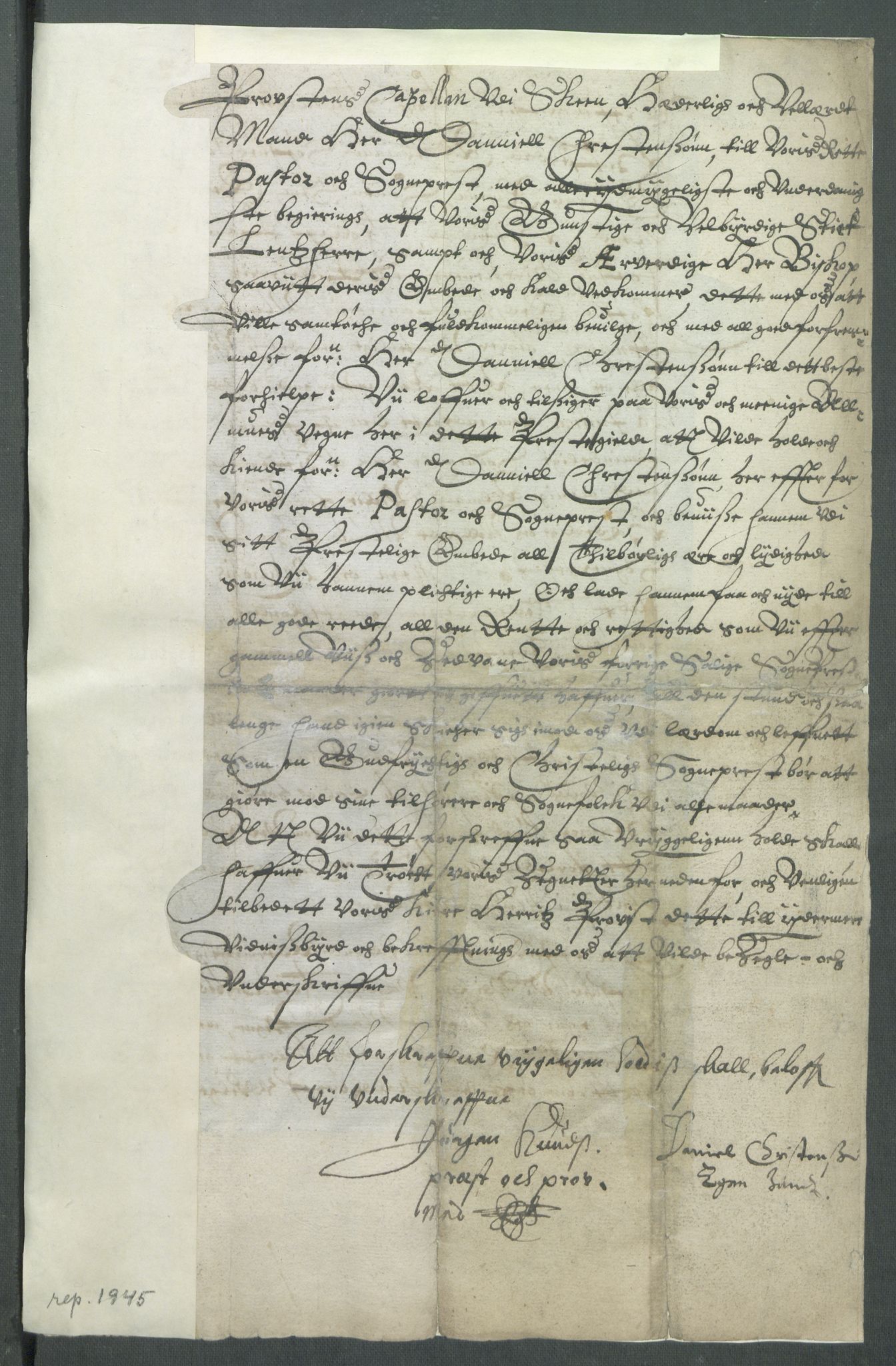 Riksarkivets diplomsamling, AV/RA-EA-5965/F02/L0160: Dokumenter, 1647, p. 36