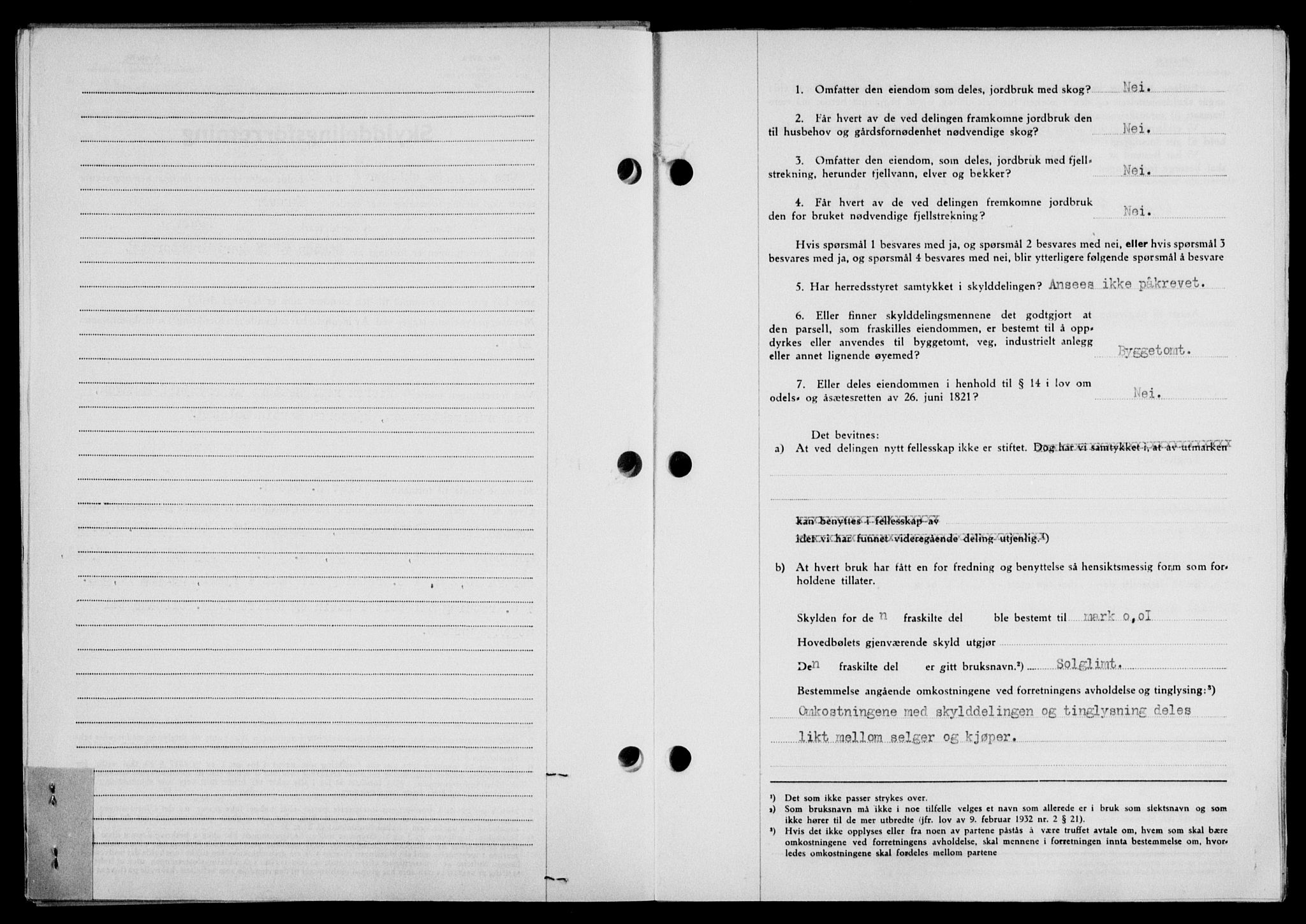 Lofoten sorenskriveri, SAT/A-0017/1/2/2C/L0022a: Mortgage book no. 22a, 1949-1950, Diary no: : 2699/1949