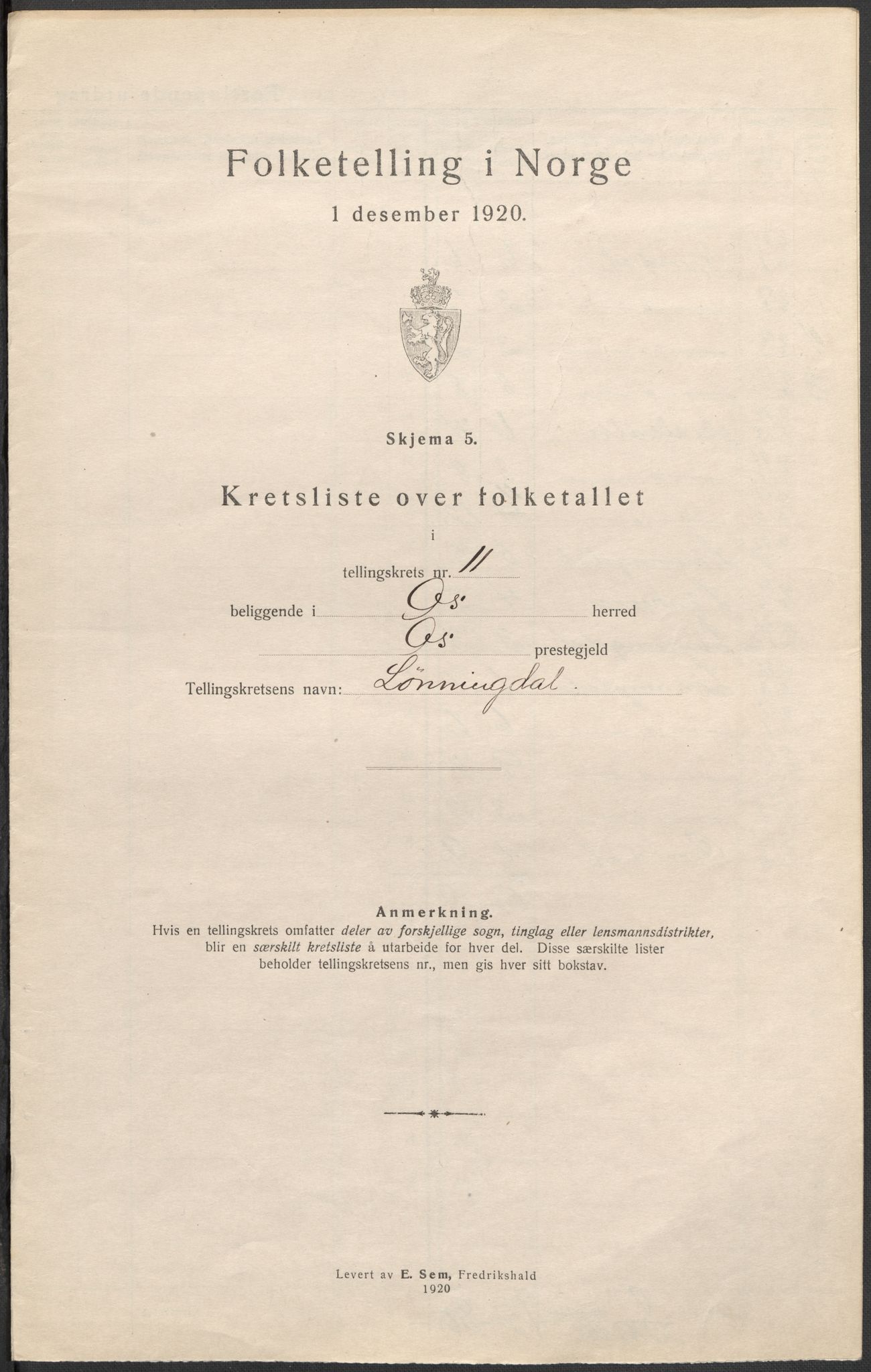 SAB, 1920 census for Os, 1920, p. 35