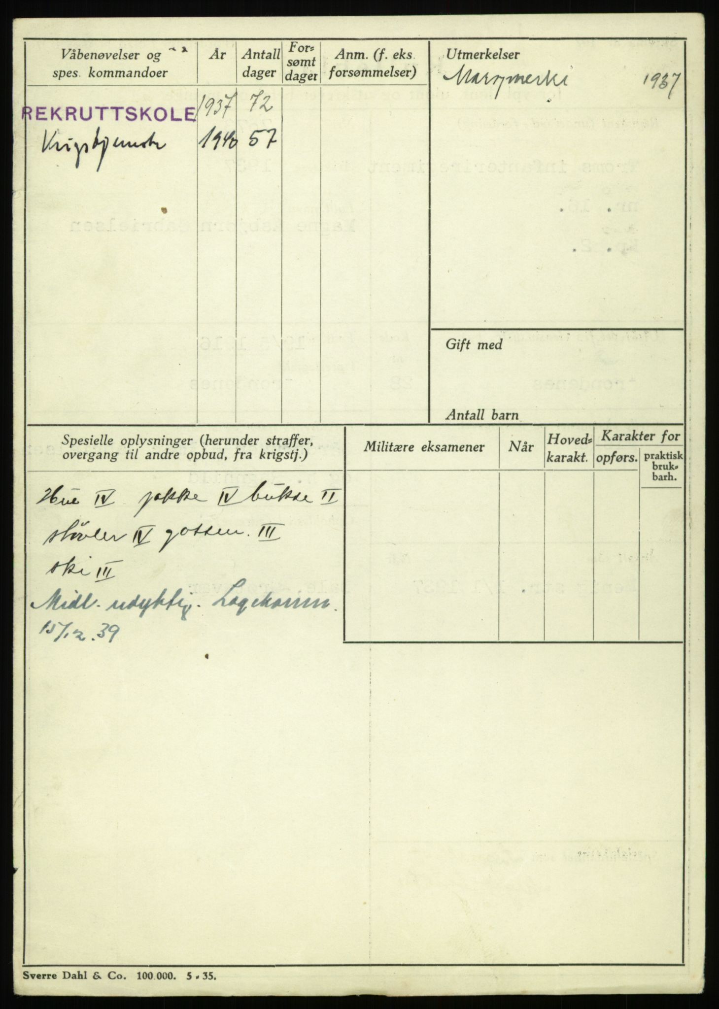 Forsvaret, Troms infanteriregiment nr. 16, AV/RA-RAFA-3146/P/Pa/L0021: Rulleblad for regimentets menige mannskaper, årsklasse 1937, 1937, p. 198