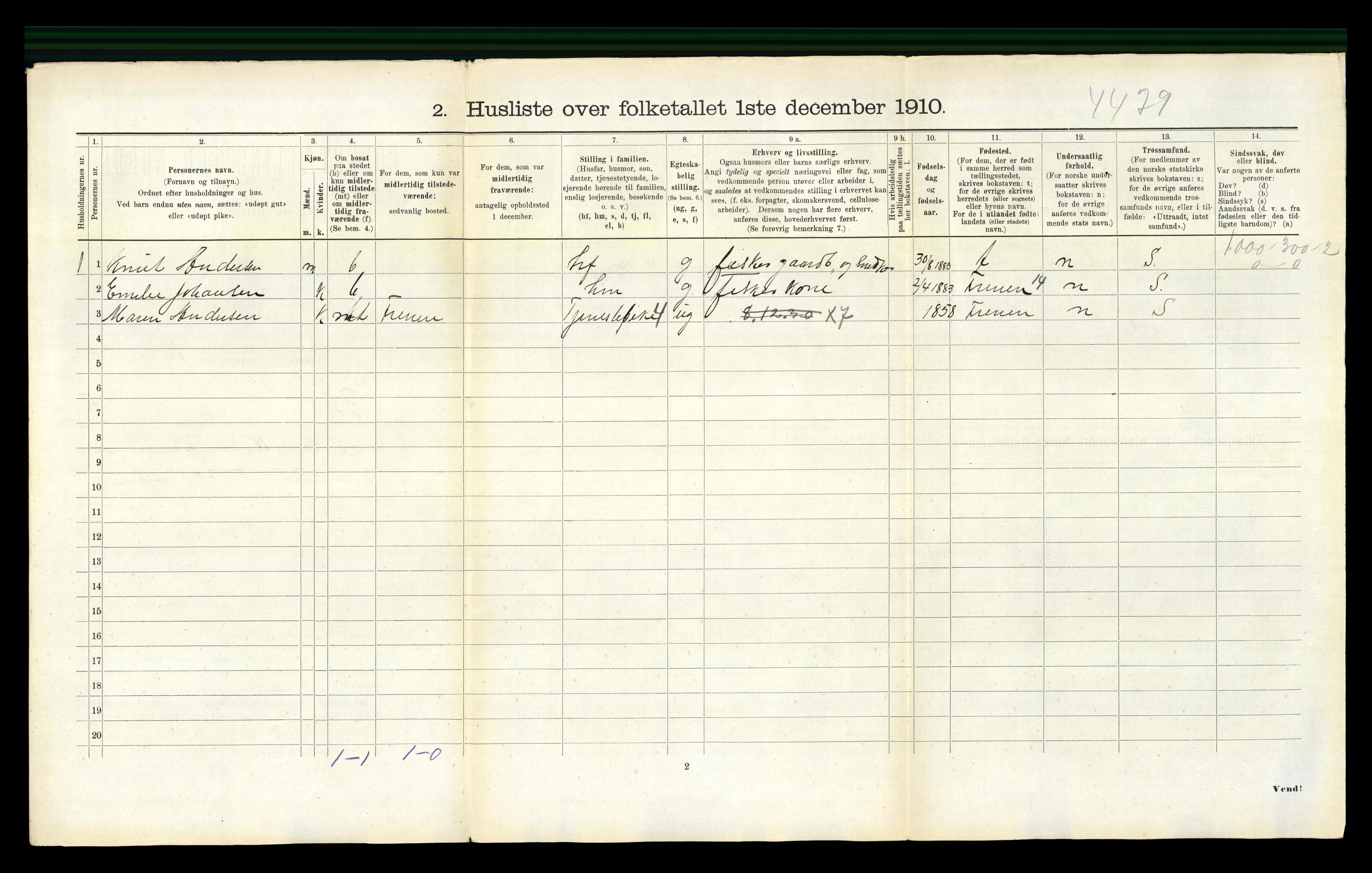 RA, 1910 census for Bud, 1910, p. 644