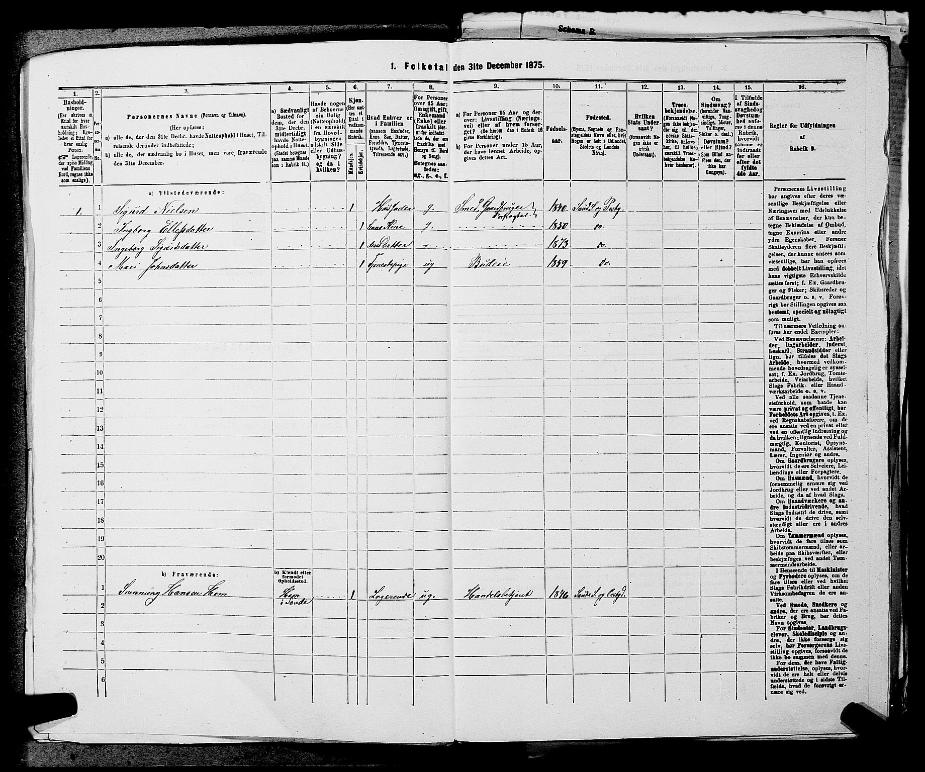 SAKO, 1875 census for 0822P Sauherad, 1875, p. 298