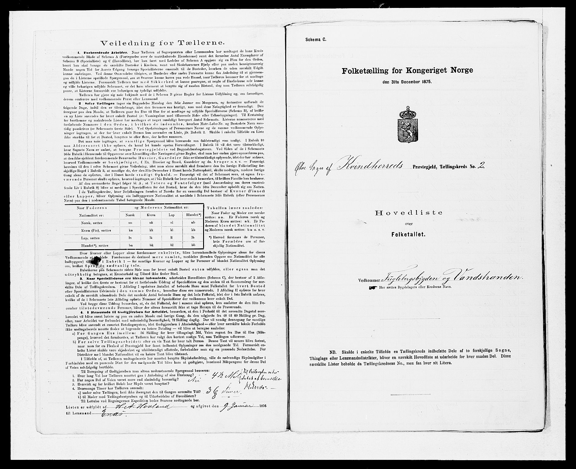 SAB, 1875 census for 1224P Kvinnherad, 1875, p. 4