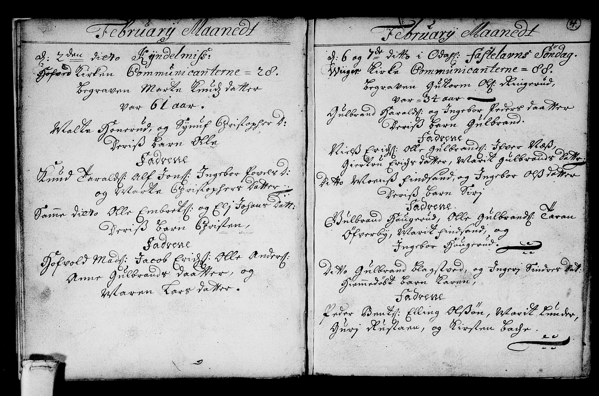 Norderhov kirkebøker, AV/SAKO-A-237/G/Ga/L0001: Parish register (copy) no. I 1, 1717-1725, p. 4