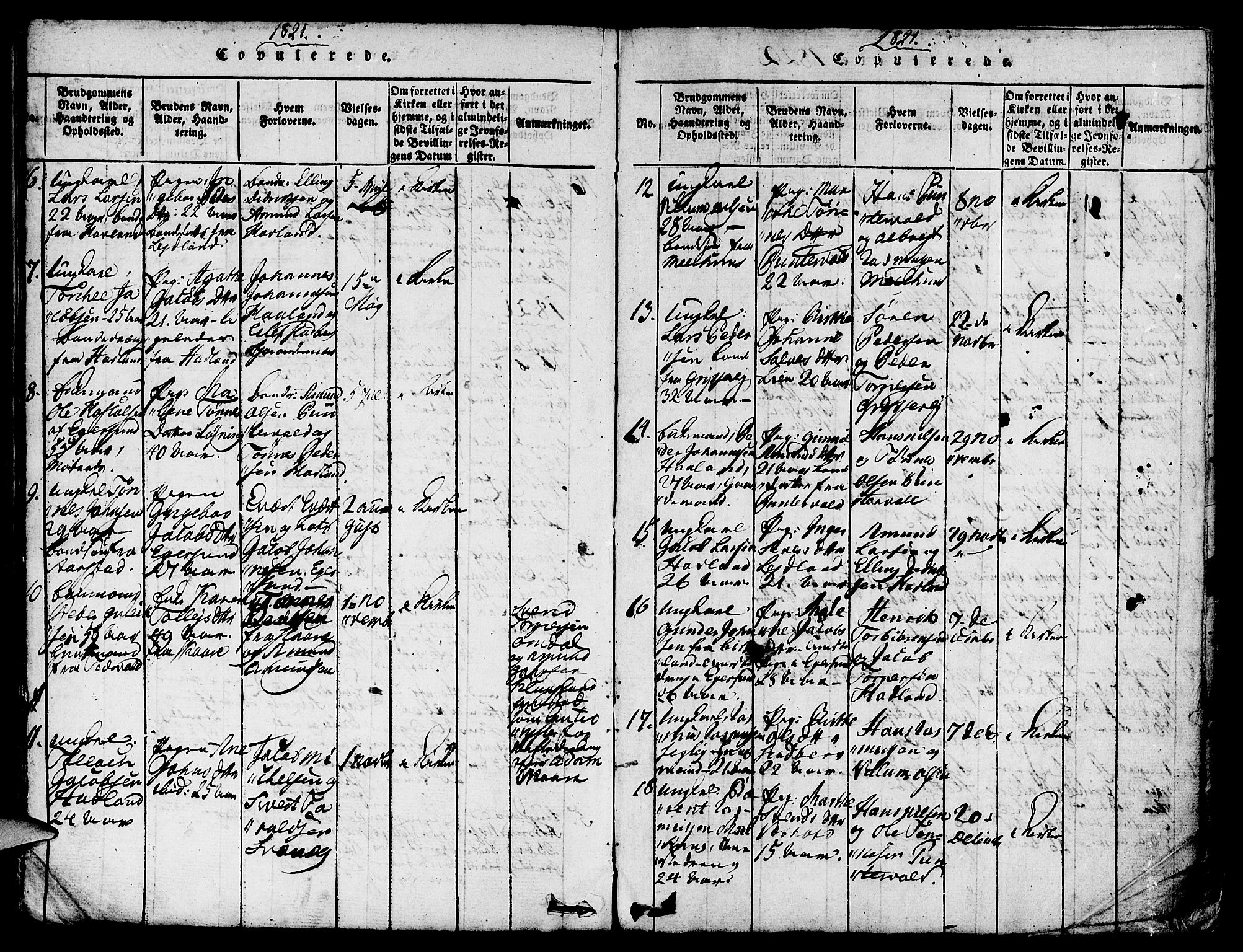 Eigersund sokneprestkontor, SAST/A-101807/S08/L0007: Parish register (official) no. A 7, 1815-1827