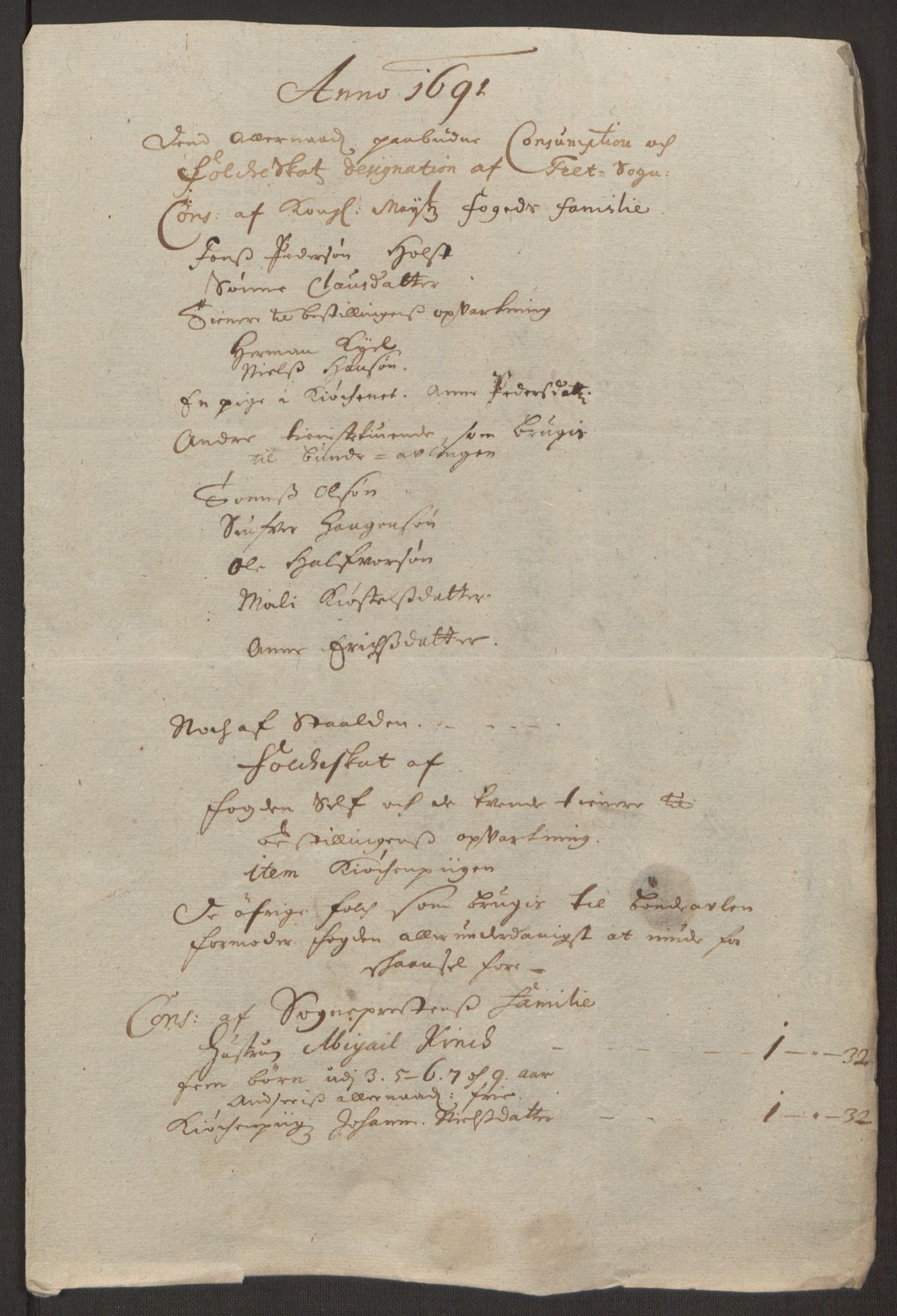 Rentekammeret inntil 1814, Reviderte regnskaper, Fogderegnskap, AV/RA-EA-4092/R11/L0575: Fogderegnskap Nedre Romerike, 1691, p. 145