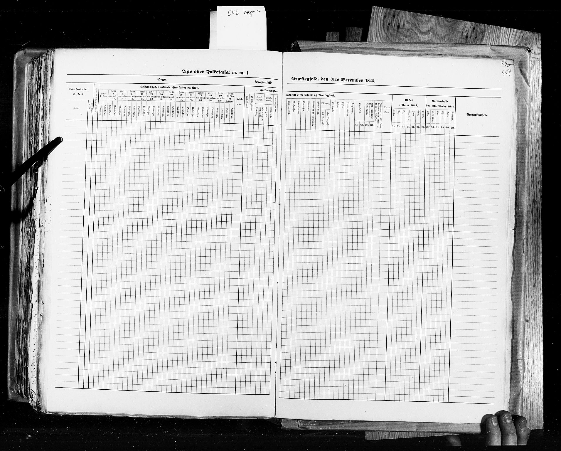 RA, Census 1845, vol. 8: Romsdal amt og Søndre Trondhjems amt, 1845, p. 558