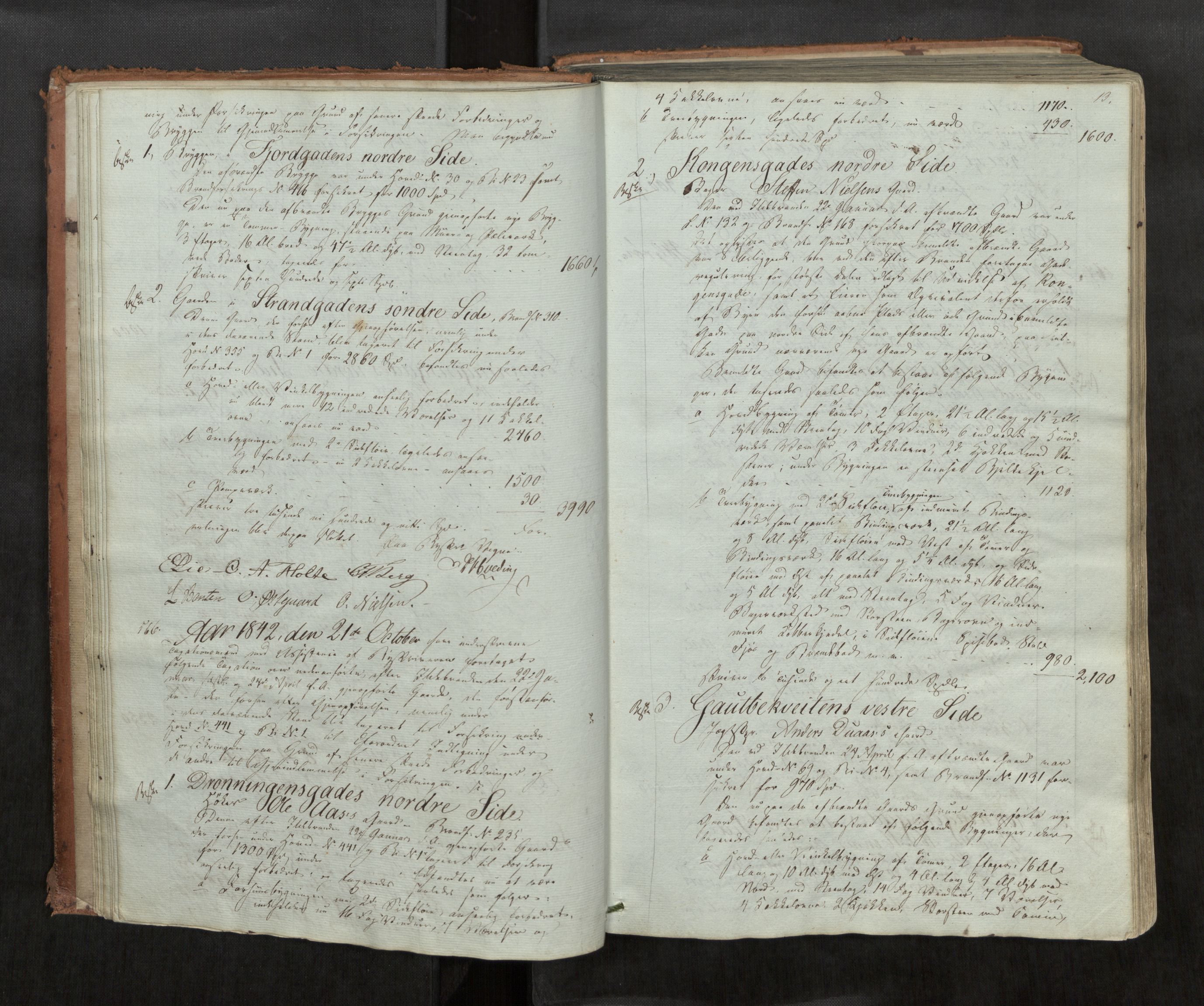 Norges Brannkasse Trondheim magistrat, AV/SAT-A-5590/Fa/L0014: Branntakstprotokoll K16, 1842-1845, p. 13