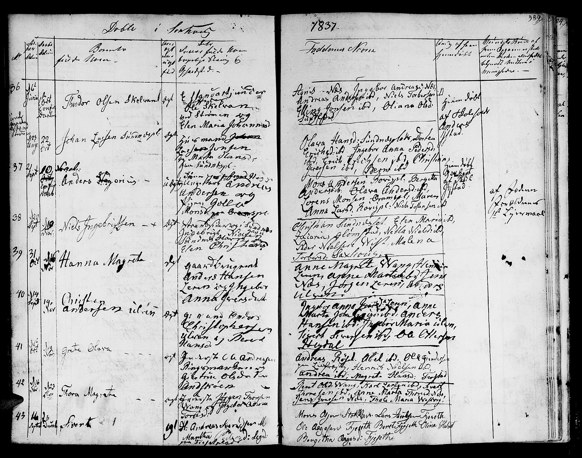 Ministerialprotokoller, klokkerbøker og fødselsregistre - Nord-Trøndelag, SAT/A-1458/730/L0277: Parish register (official) no. 730A06 /1, 1830-1839, p. 589