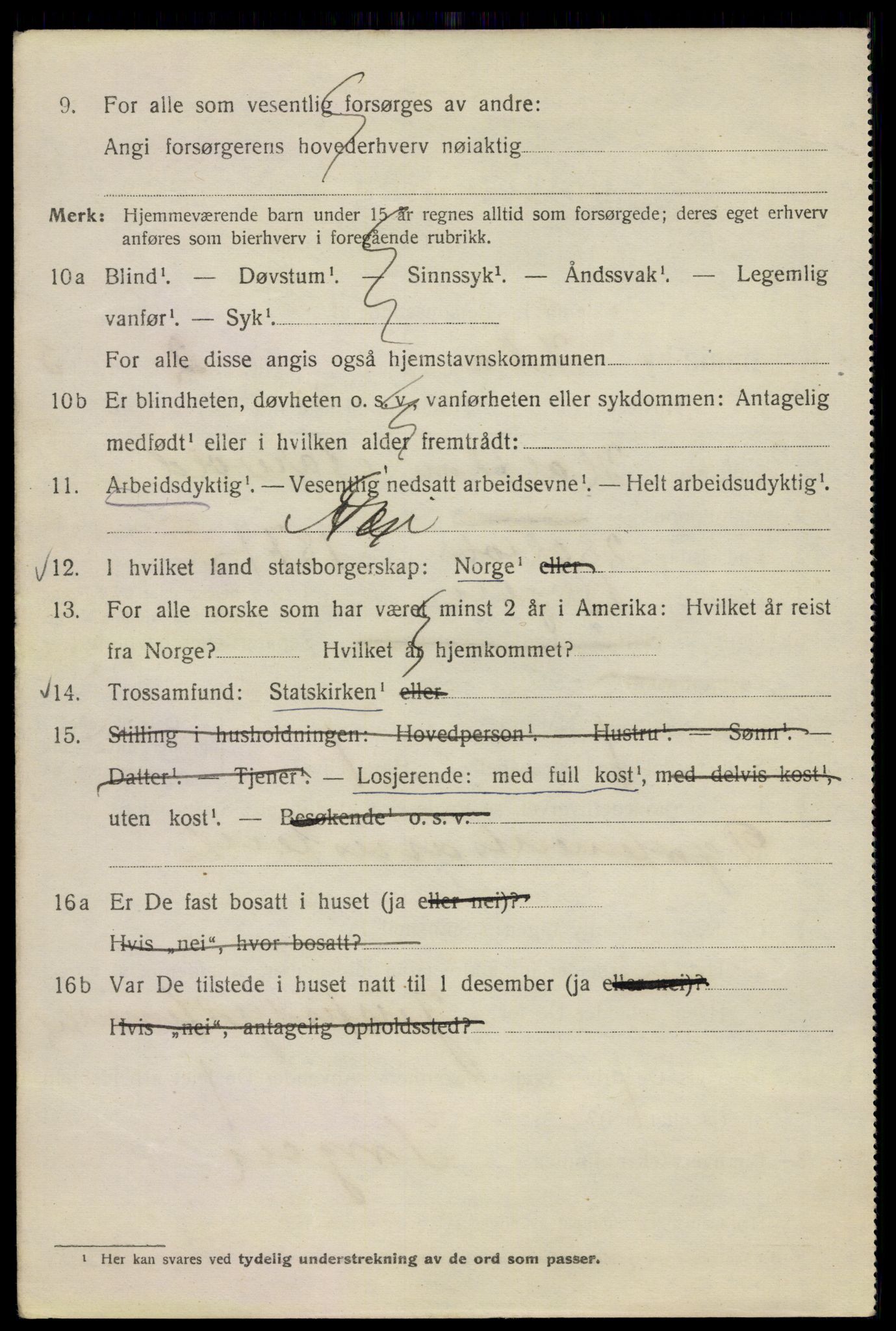 SAO, 1920 census for Kristiania, 1920, p. 307498