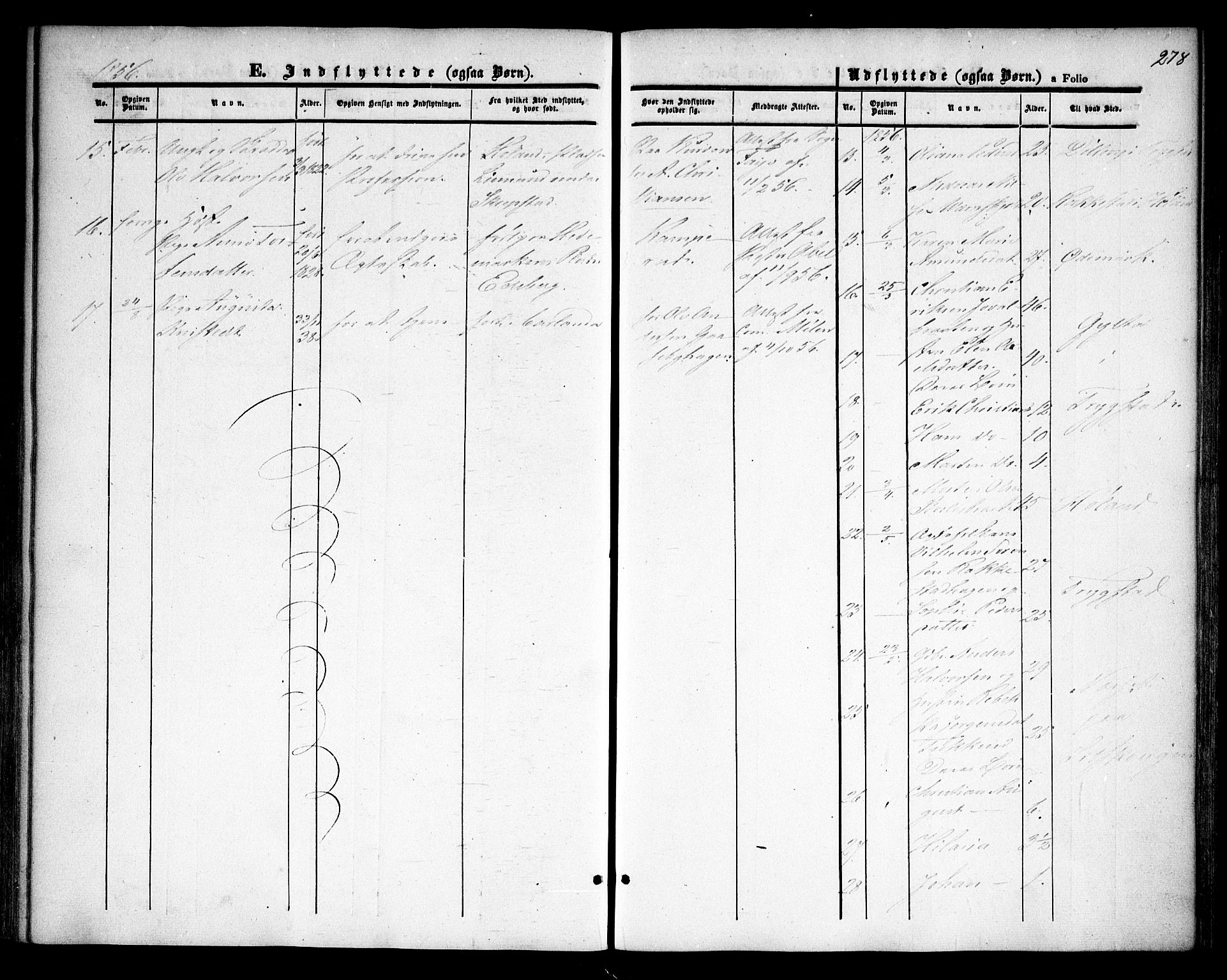 Rødenes prestekontor Kirkebøker, AV/SAO-A-2005/F/Fa/L0006: Parish register (official) no. I 6, 1850-1859, p. 278