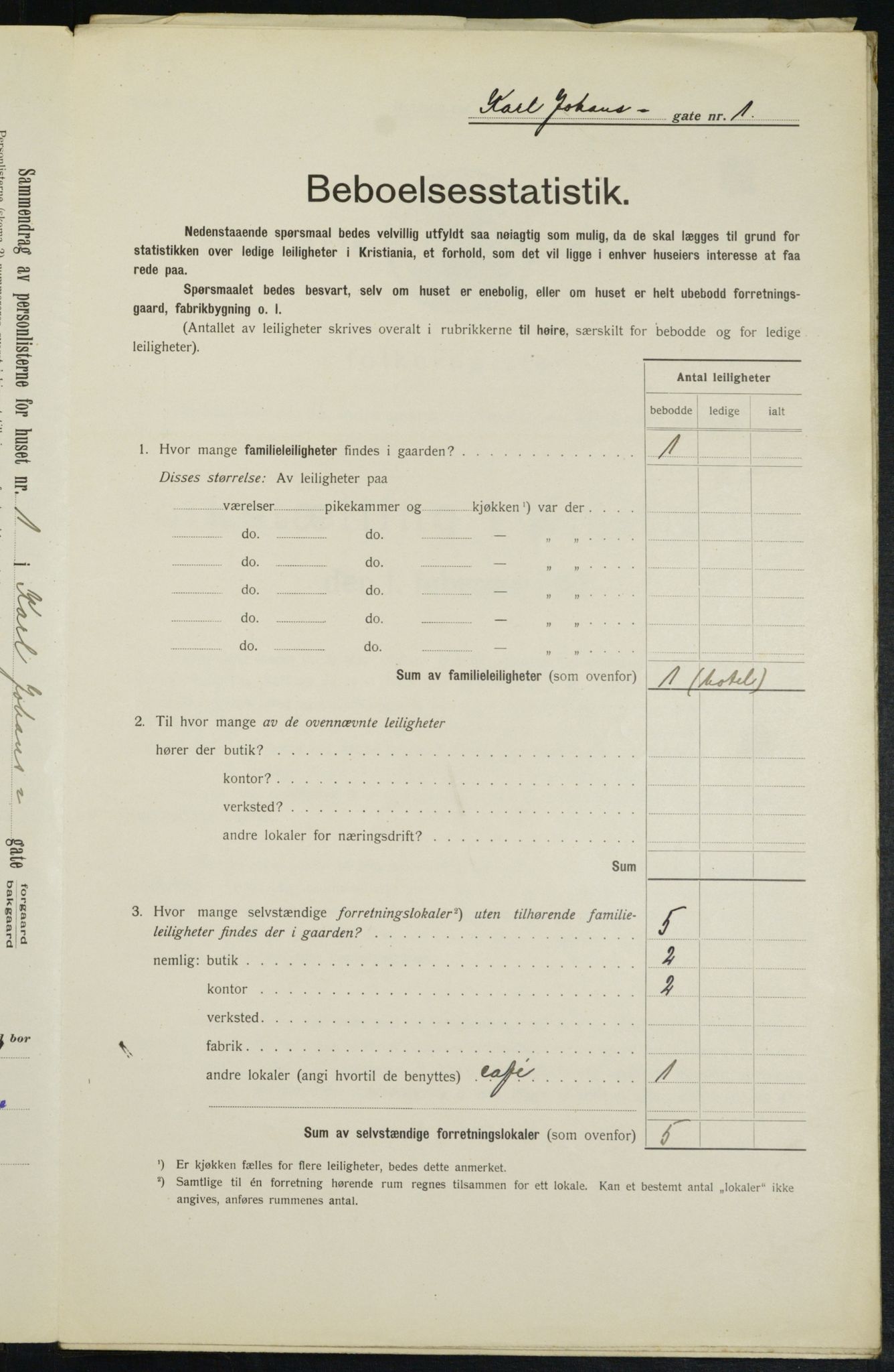 OBA, Municipal Census 1913 for Kristiania, 1913, p. 48419