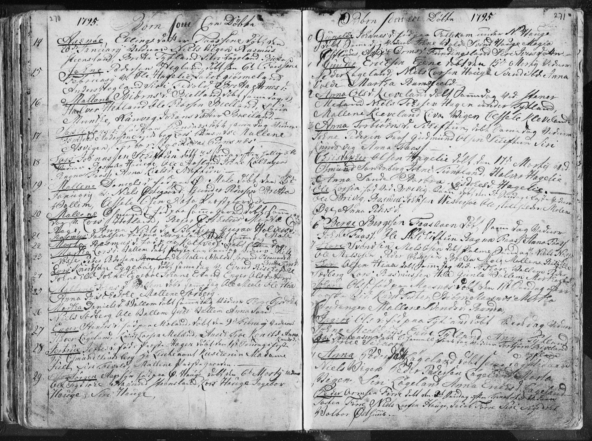 Hjelmeland sokneprestkontor, AV/SAST-A-101843/01/IV/L0001: Parish register (official) no. A 1, 1760-1799, p. 270-271