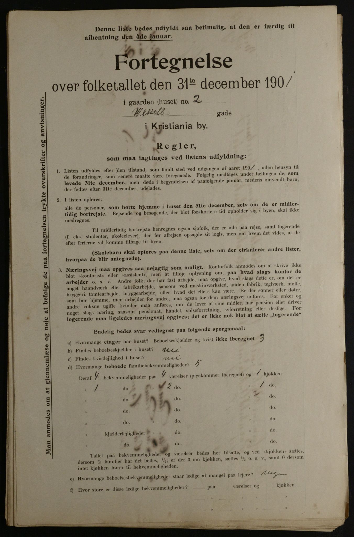 OBA, Municipal Census 1901 for Kristiania, 1901, p. 19527