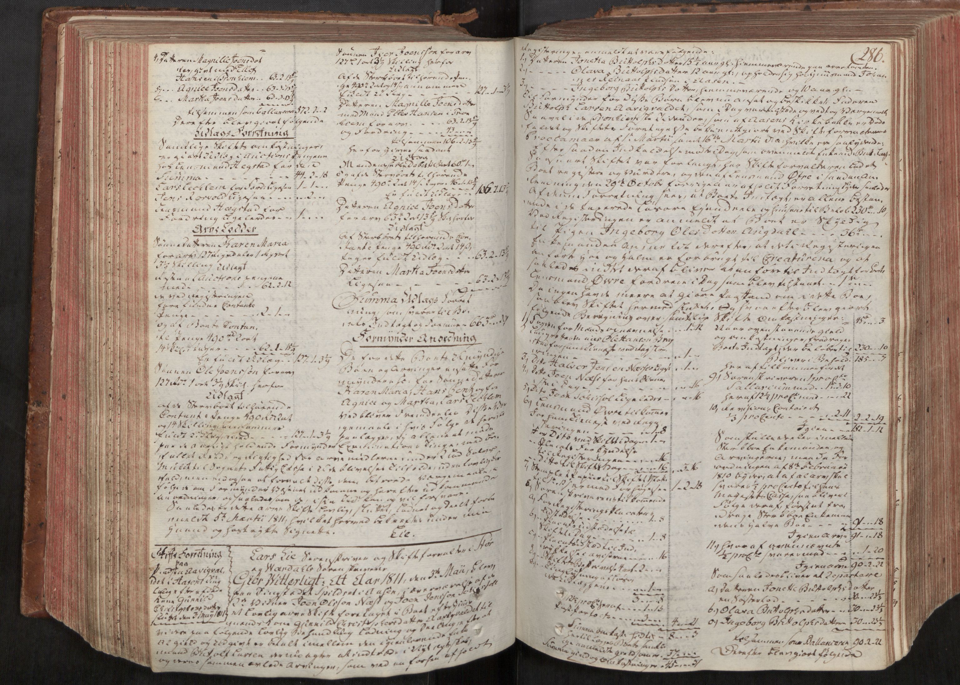 Stjør- og Verdal sorenskriveri, AV/SAT-A-4167/1/3/3A/L0024: Skifteprotokoll 19, 1808-1813, p. 286