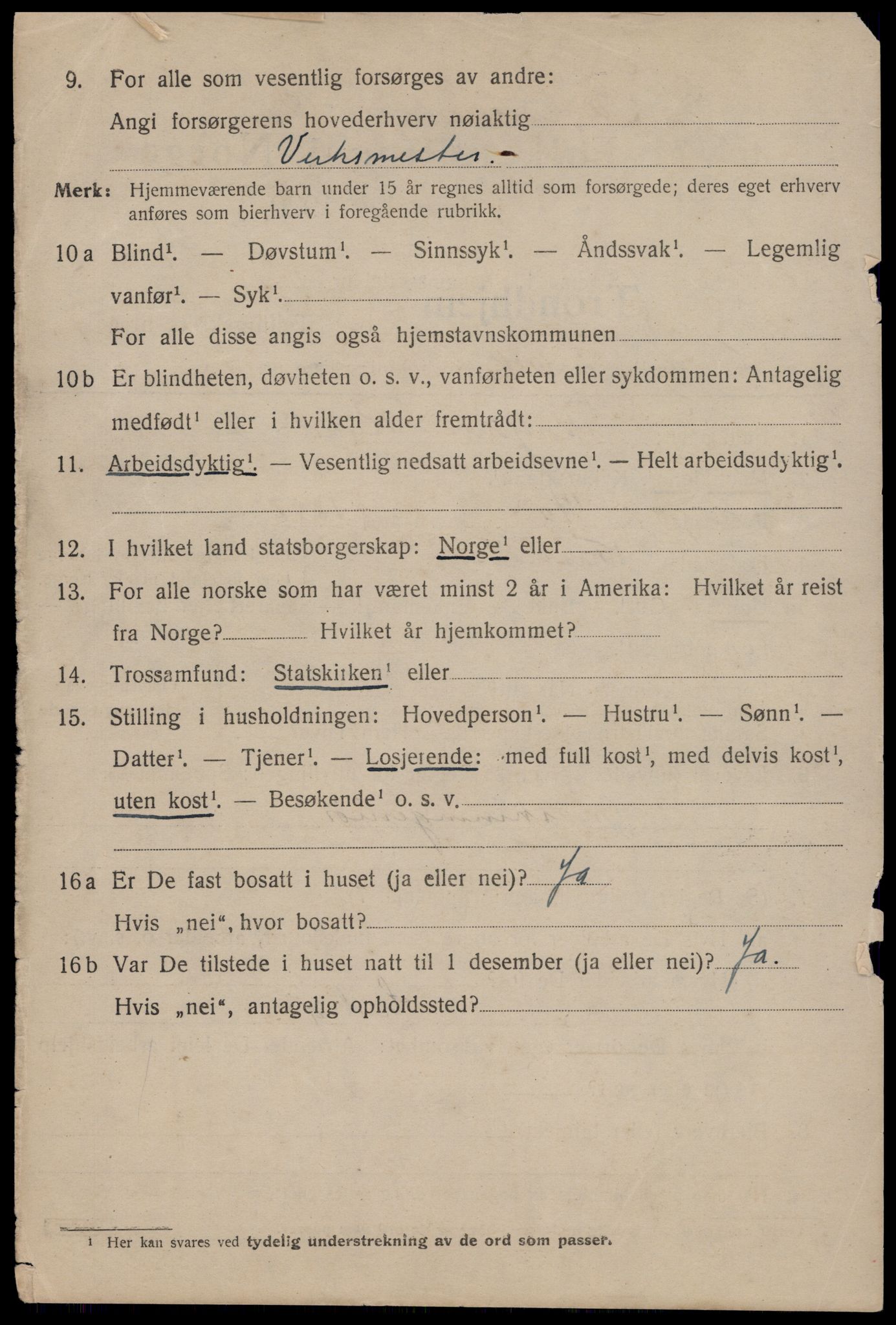 SAT, 1920 census for Trondheim, 1920, p. 86257