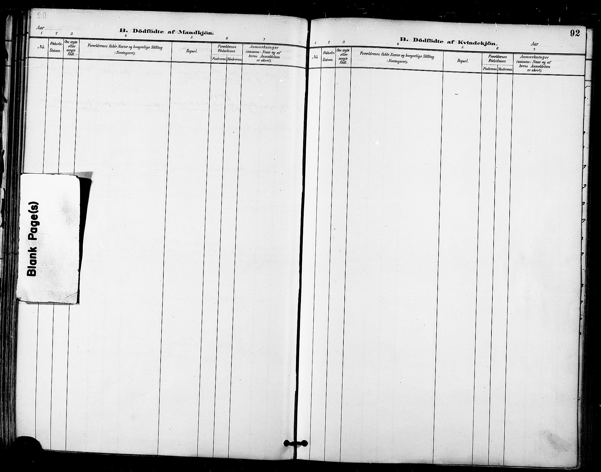 Talvik sokneprestkontor, SATØ/S-1337/H/Ha/L0013kirke: Parish register (official) no. 13, 1886-1897, p. 92