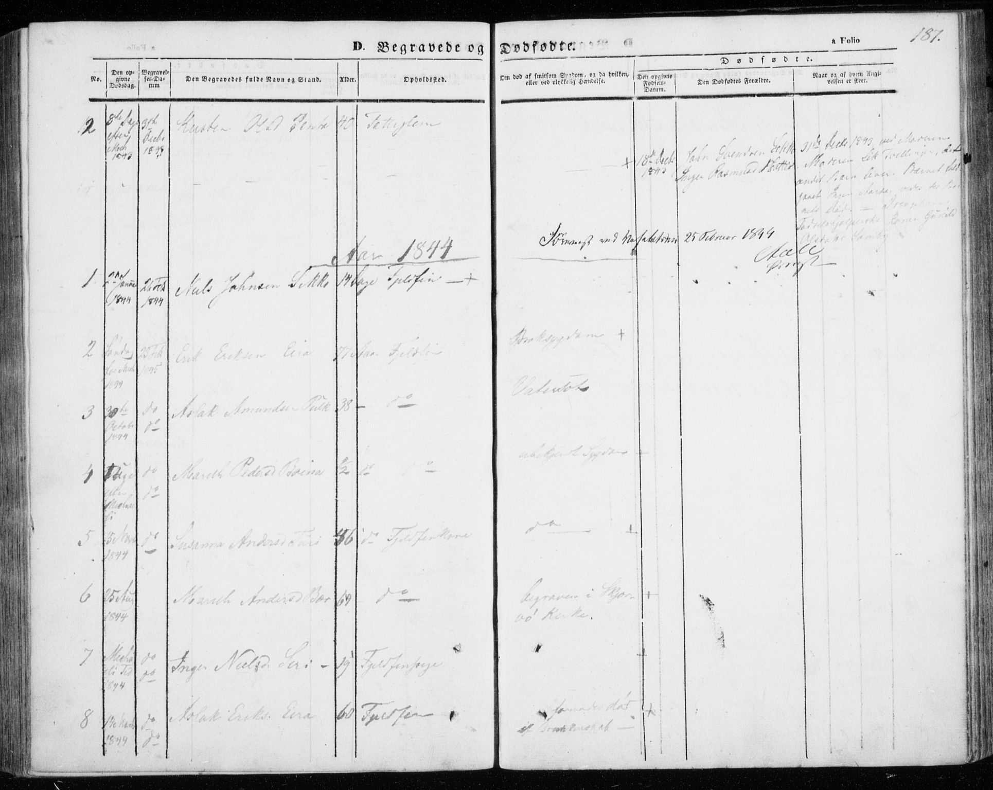 Kautokeino sokneprestembete, SATØ/S-1340/H/Ha/L0002.kirke: Parish register (official) no. 2, 1843-1861, p. 187
