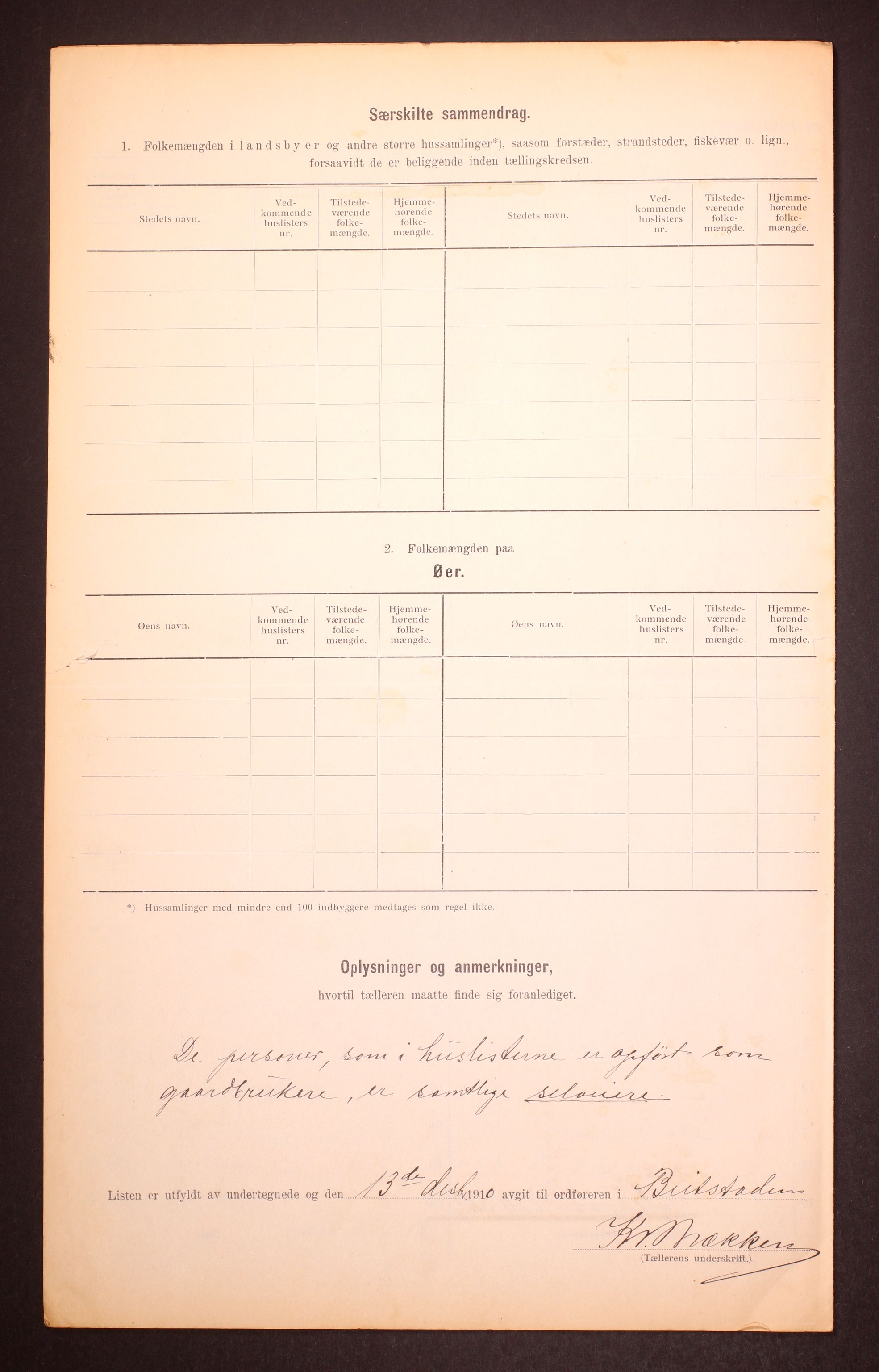 RA, 1910 census for Beitstad, 1910, p. 30