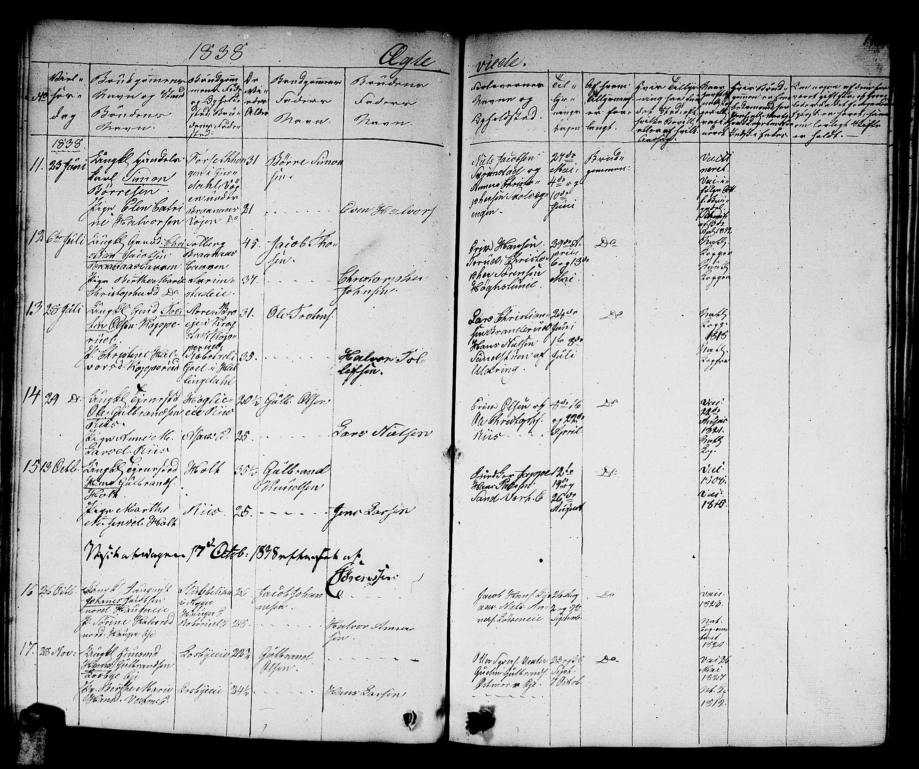 Skedsmo prestekontor Kirkebøker, AV/SAO-A-10033a/G/Ga/L0001: Parish register (copy) no. I 1, 1830-1854, p. 179