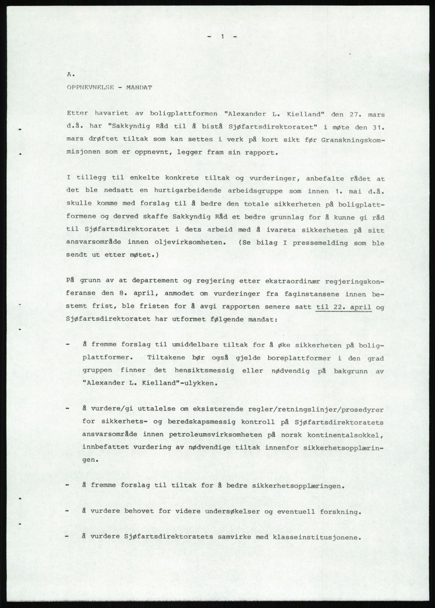 Justisdepartementet, Granskningskommisjonen ved Alexander Kielland-ulykken 27.3.1980, RA/S-1165/D/L0013: H Sjøfartsdirektoratet og Skipskontrollen (H25-H43, H45, H47-H48, H50, H52)/I Det norske Veritas (I34, I41, I47), 1980-1981, p. 266