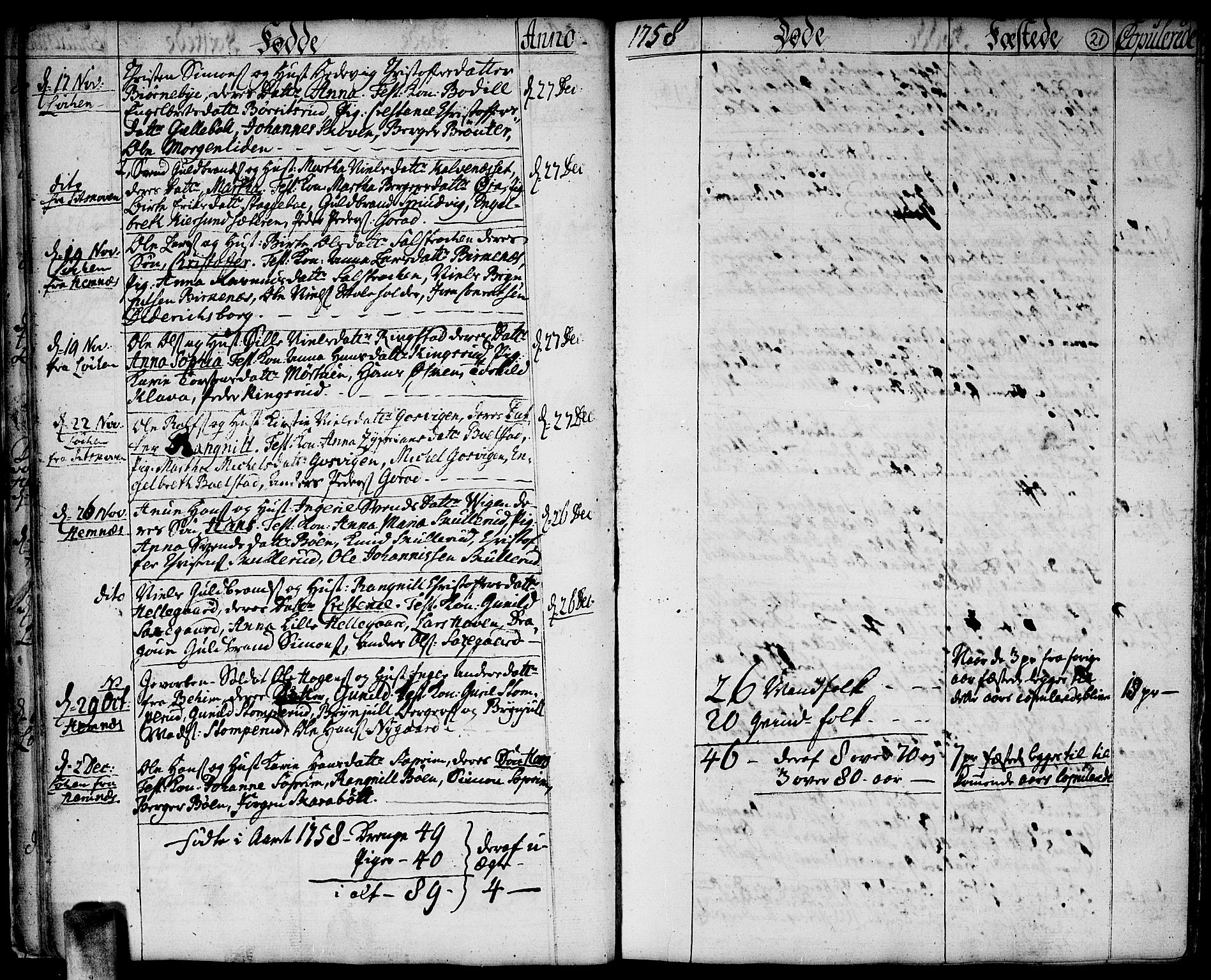 Høland prestekontor Kirkebøker, AV/SAO-A-10346a/F/Fa/L0004: Parish register (official) no. I 4, 1757-1780, p. 21