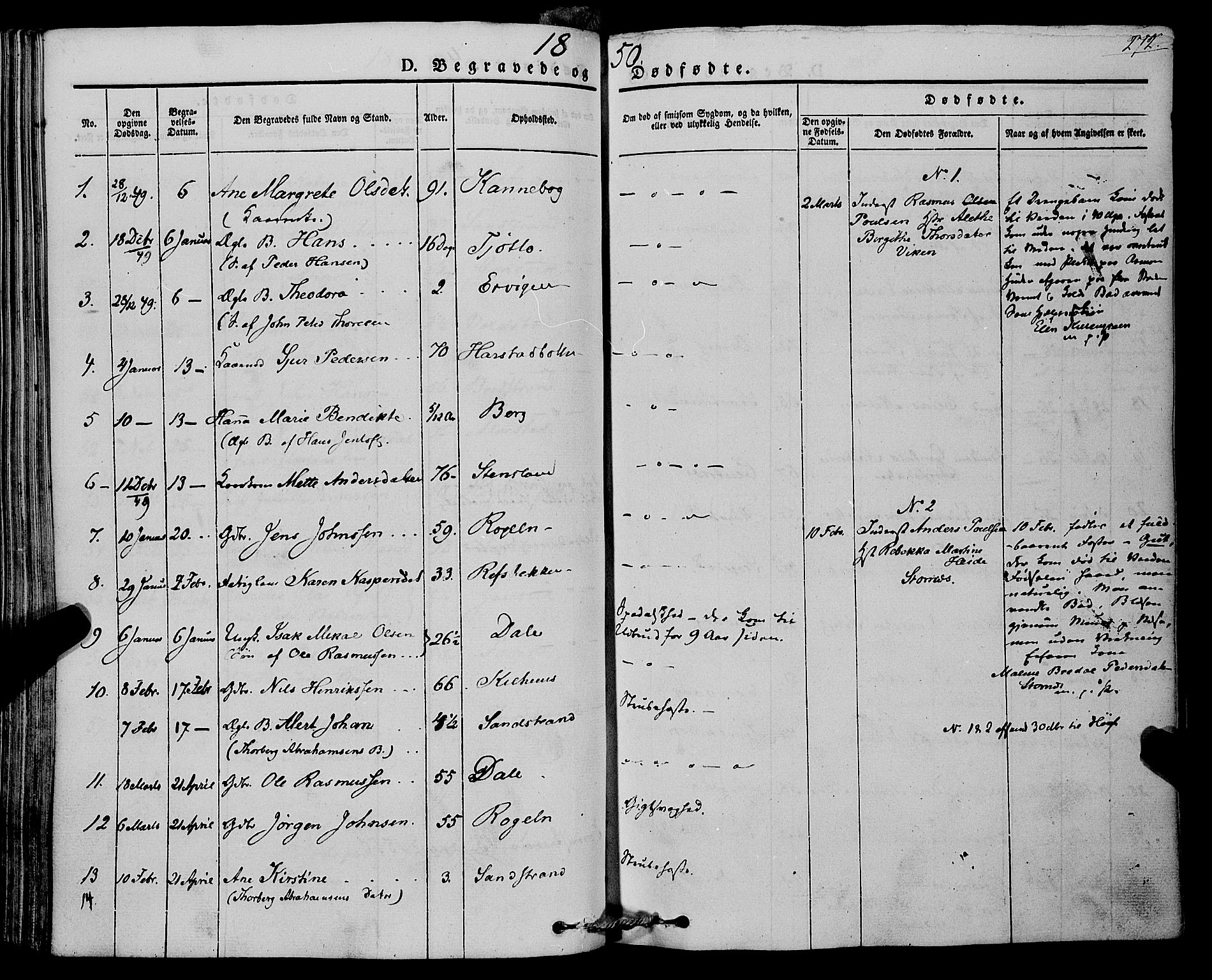 Trondenes sokneprestkontor, AV/SATØ-S-1319/H/Ha/L0009kirke: Parish register (official) no. 9, 1841-1852, p. 272