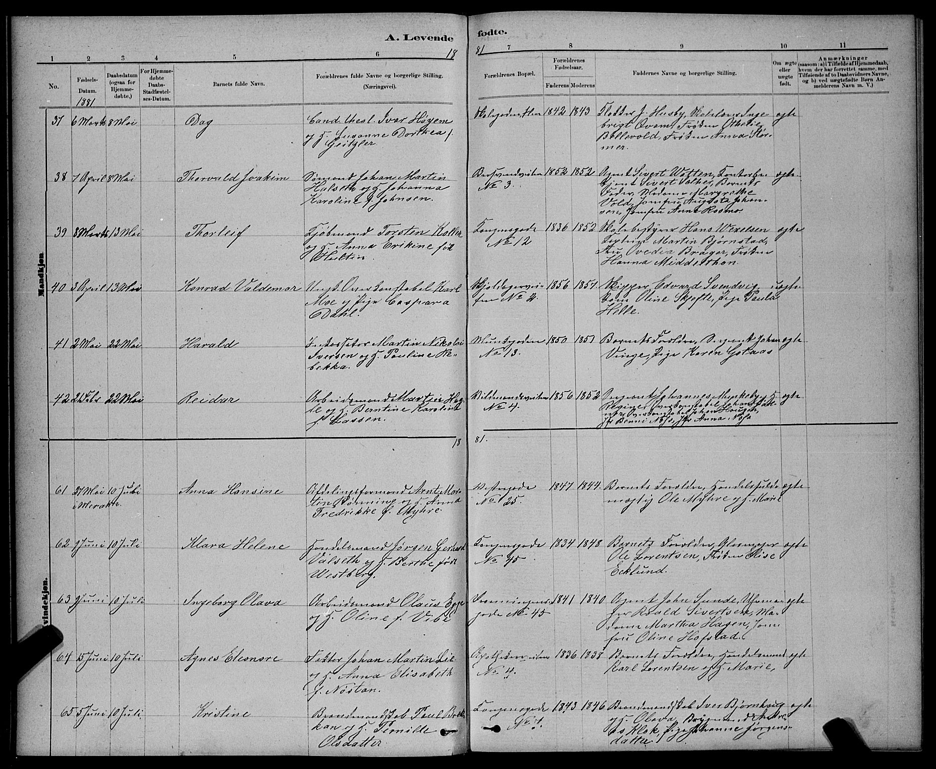 Ministerialprotokoller, klokkerbøker og fødselsregistre - Sør-Trøndelag, AV/SAT-A-1456/601/L0091: Parish register (copy) no. 601C09, 1878-1883