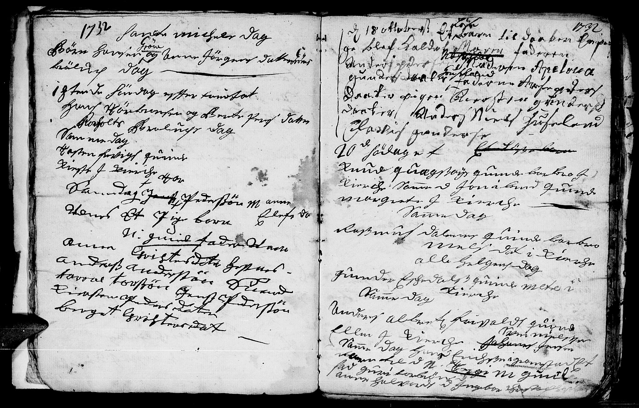 Fjære sokneprestkontor, AV/SAK-1111-0011/F/Fb/L0001: Parish register (copy) no. B 1, 1732-1750, p. 8