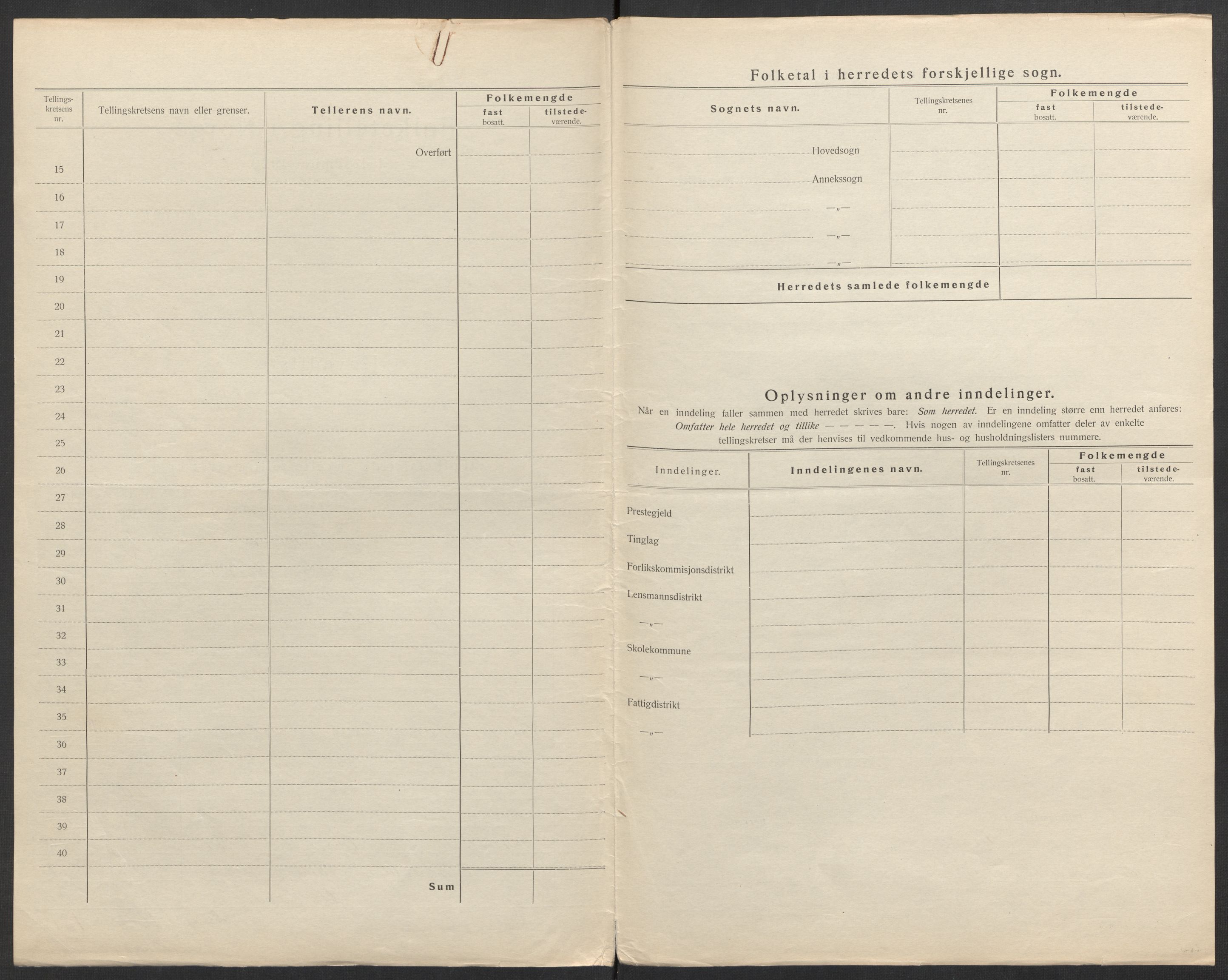 SAK, 1920 census for Hornnes, 1920, p. 9