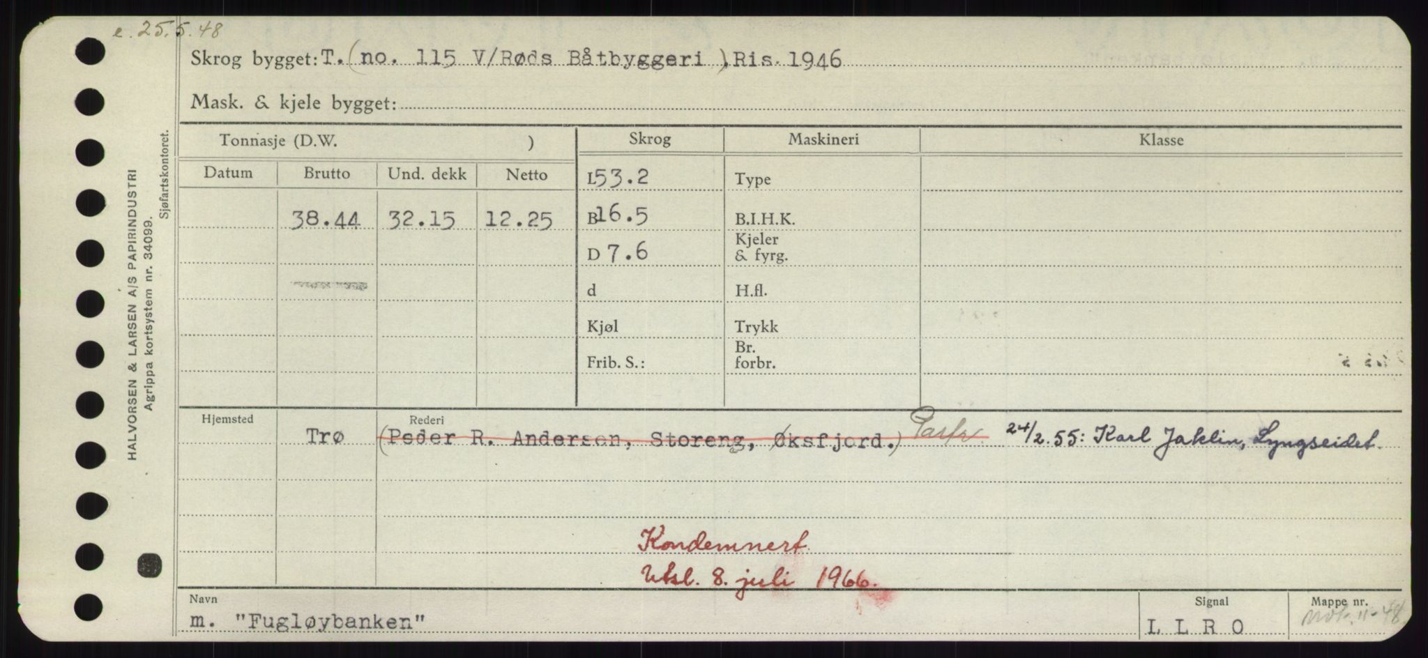 Sjøfartsdirektoratet med forløpere, Skipsmålingen, AV/RA-S-1627/H/Hd/L0011: Fartøy, Fla-Får, p. 597