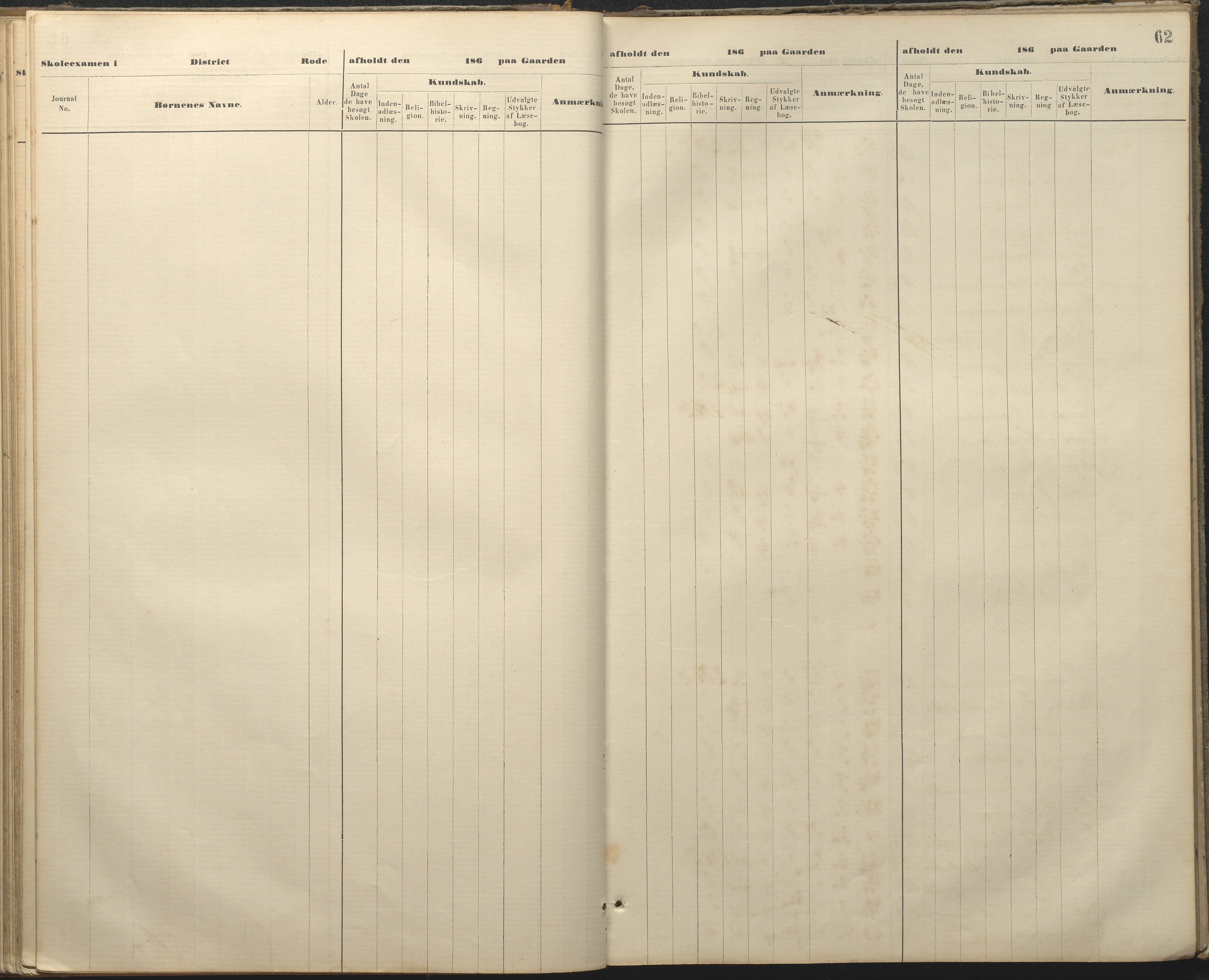 Øyestad kommune frem til 1979, AAKS/KA0920-PK/06/06A/L0048: Eksamensprotokoll, 1866-1879, p. 61