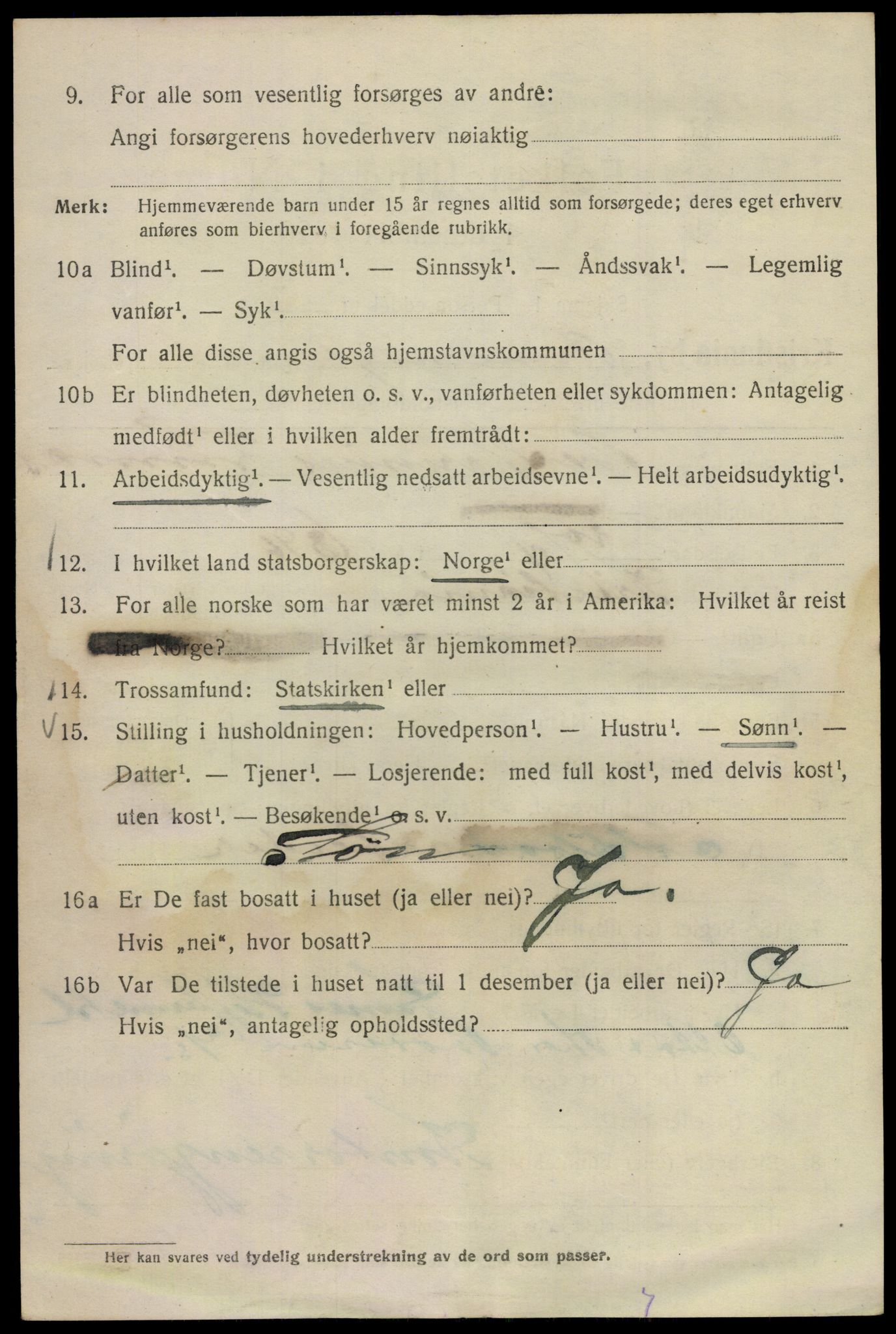 SAO, 1920 census for Kristiania, 1920, p. 458500