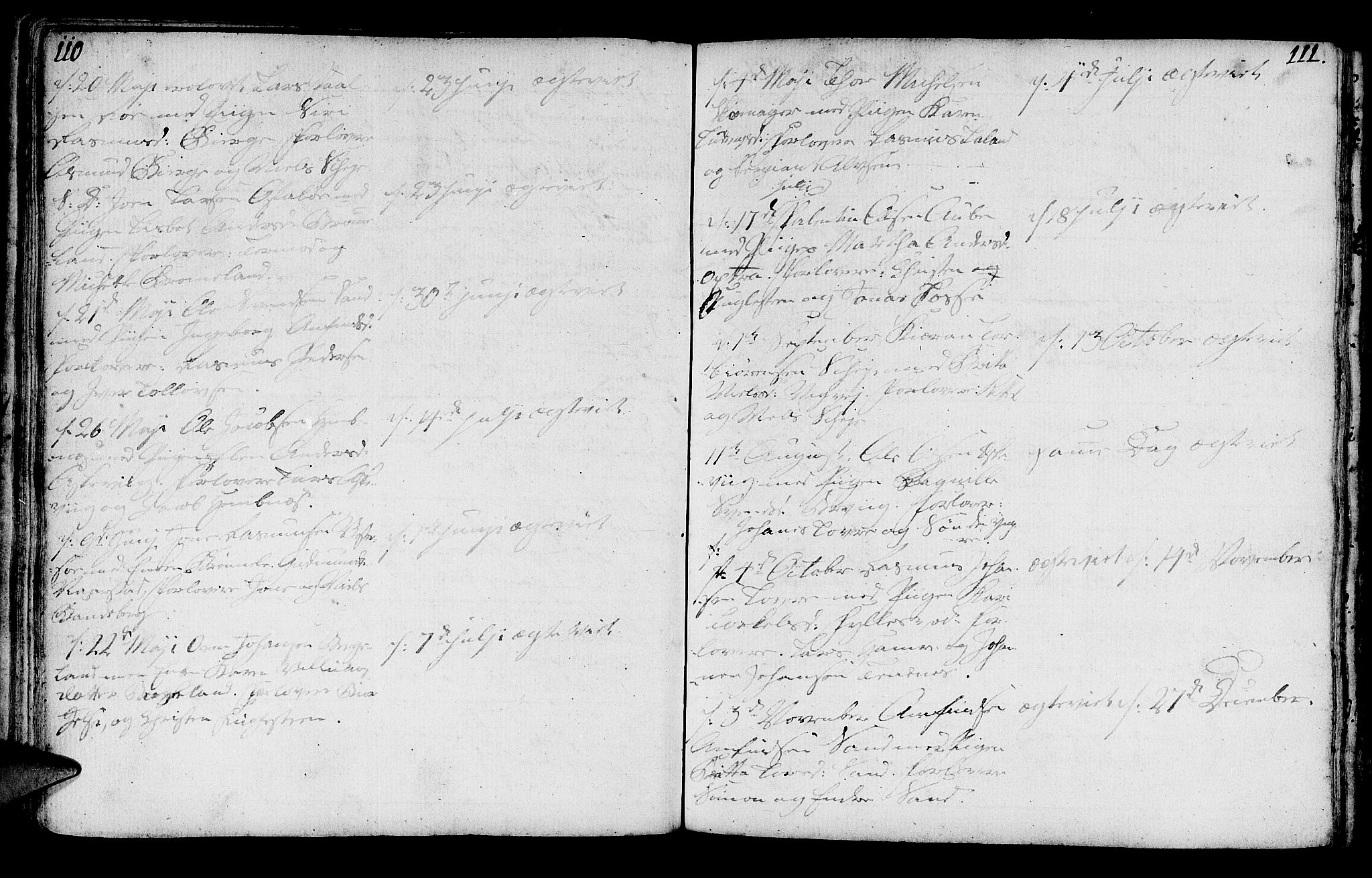 Jelsa sokneprestkontor, SAST/A-101842/01/IV: Parish register (official) no. A 3, 1768-1796, p. 110-111