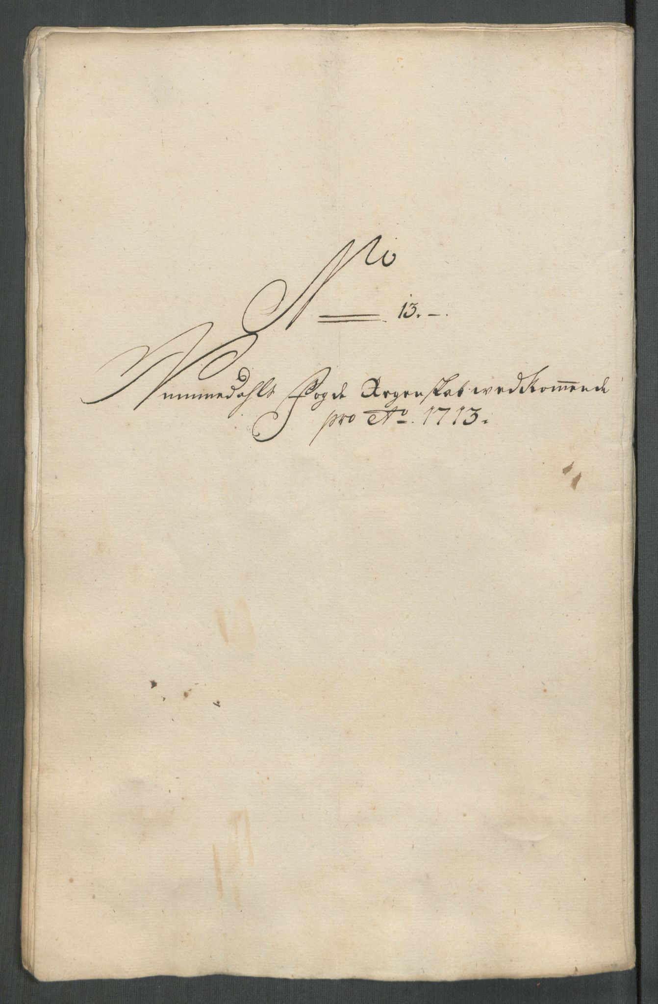 Rentekammeret inntil 1814, Reviderte regnskaper, Fogderegnskap, AV/RA-EA-4092/R64/L4434: Fogderegnskap Namdal, 1713, p. 147