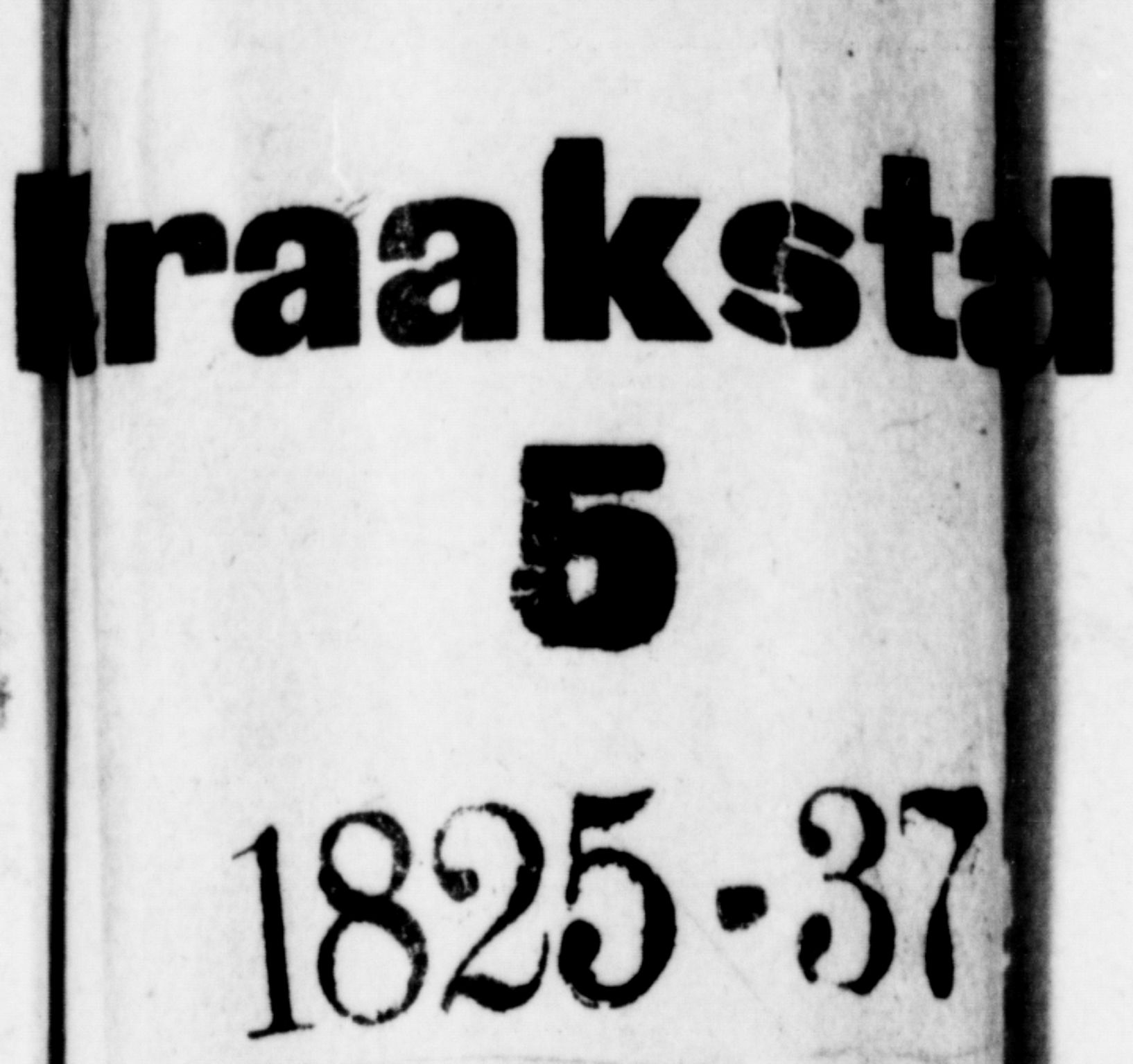 Kråkstad prestekontor Kirkebøker, SAO/A-10125a/F/Fa/L0004: Parish register (official) no. I 4, 1825-1837