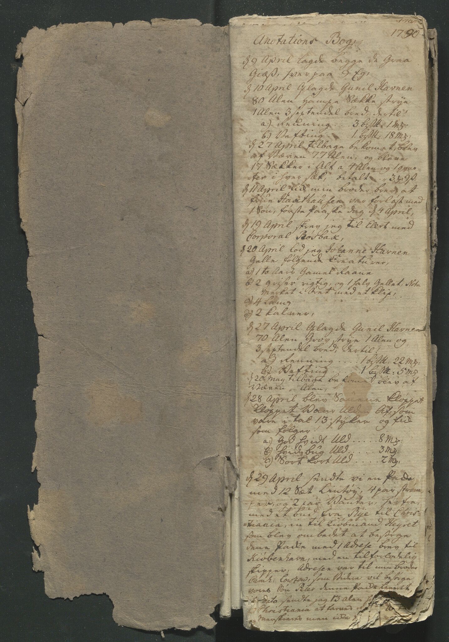 Åker i Vang, Hedmark, og familien Todderud, AV/SAH-ARK-010/G/Ga/L0002/0003: Dagbøker / Dagbok, 1790-1812