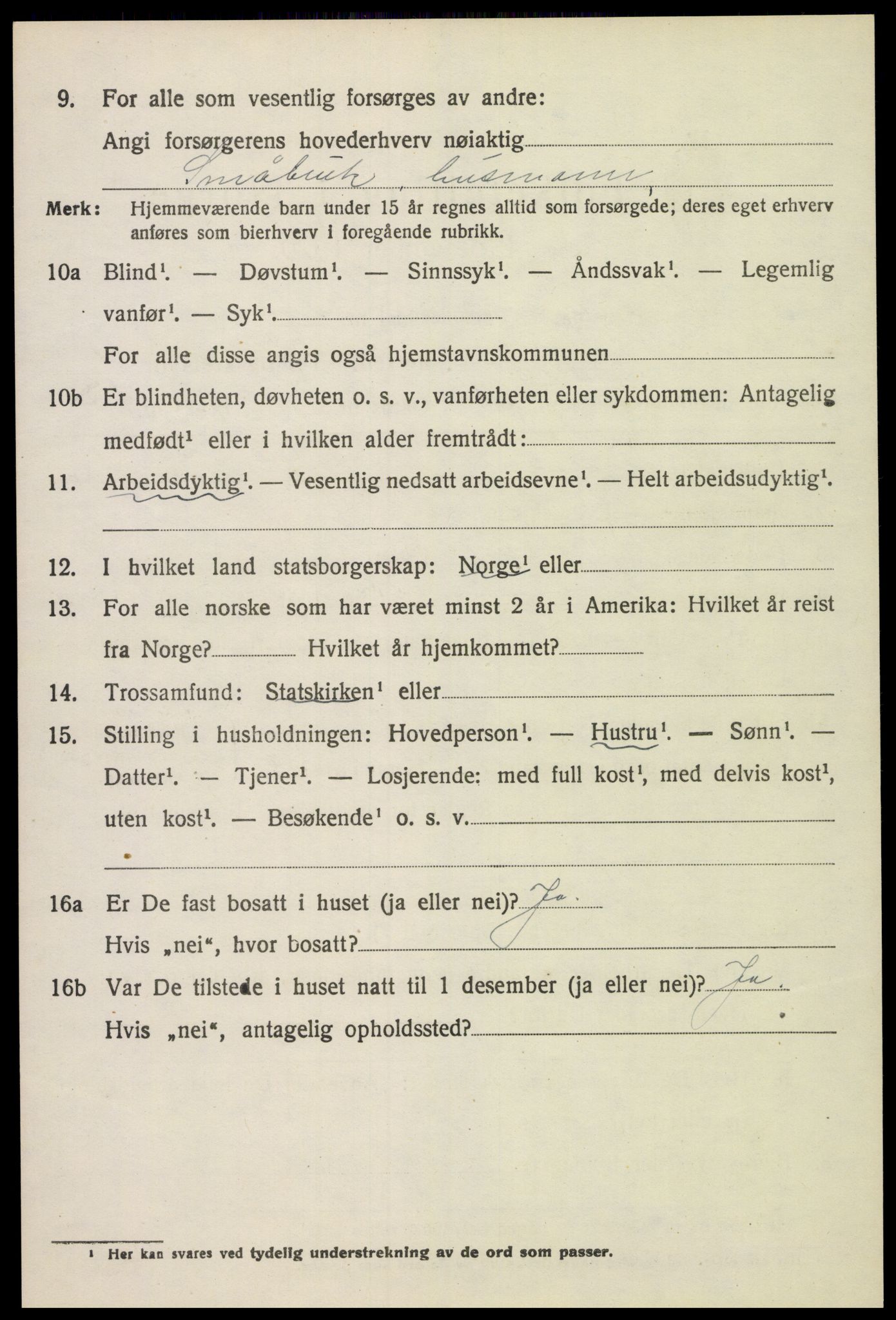 SAH, 1920 census for Sør-Odal, 1920, p. 14354