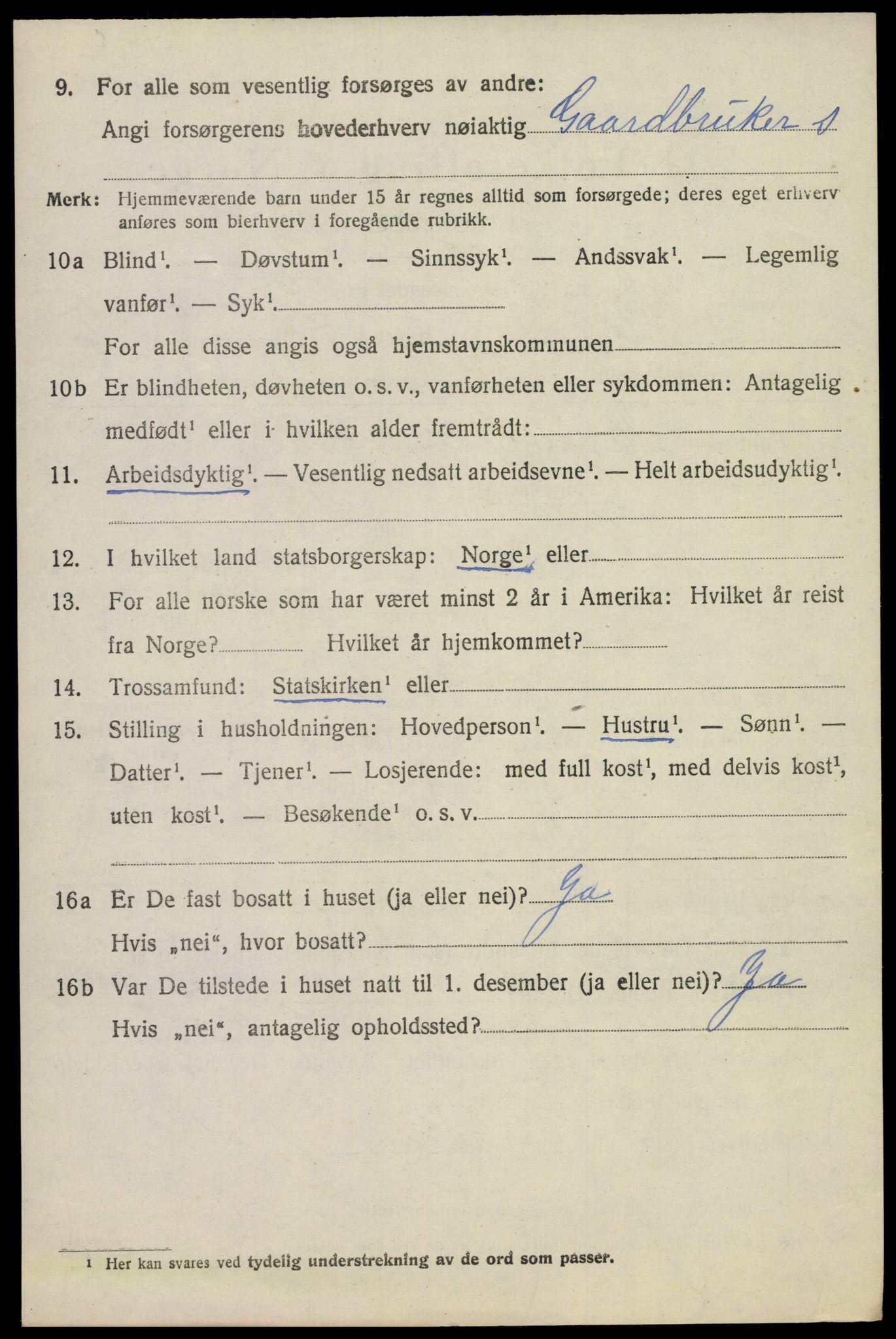 SAKO, 1920 census for Holla, 1920, p. 4742